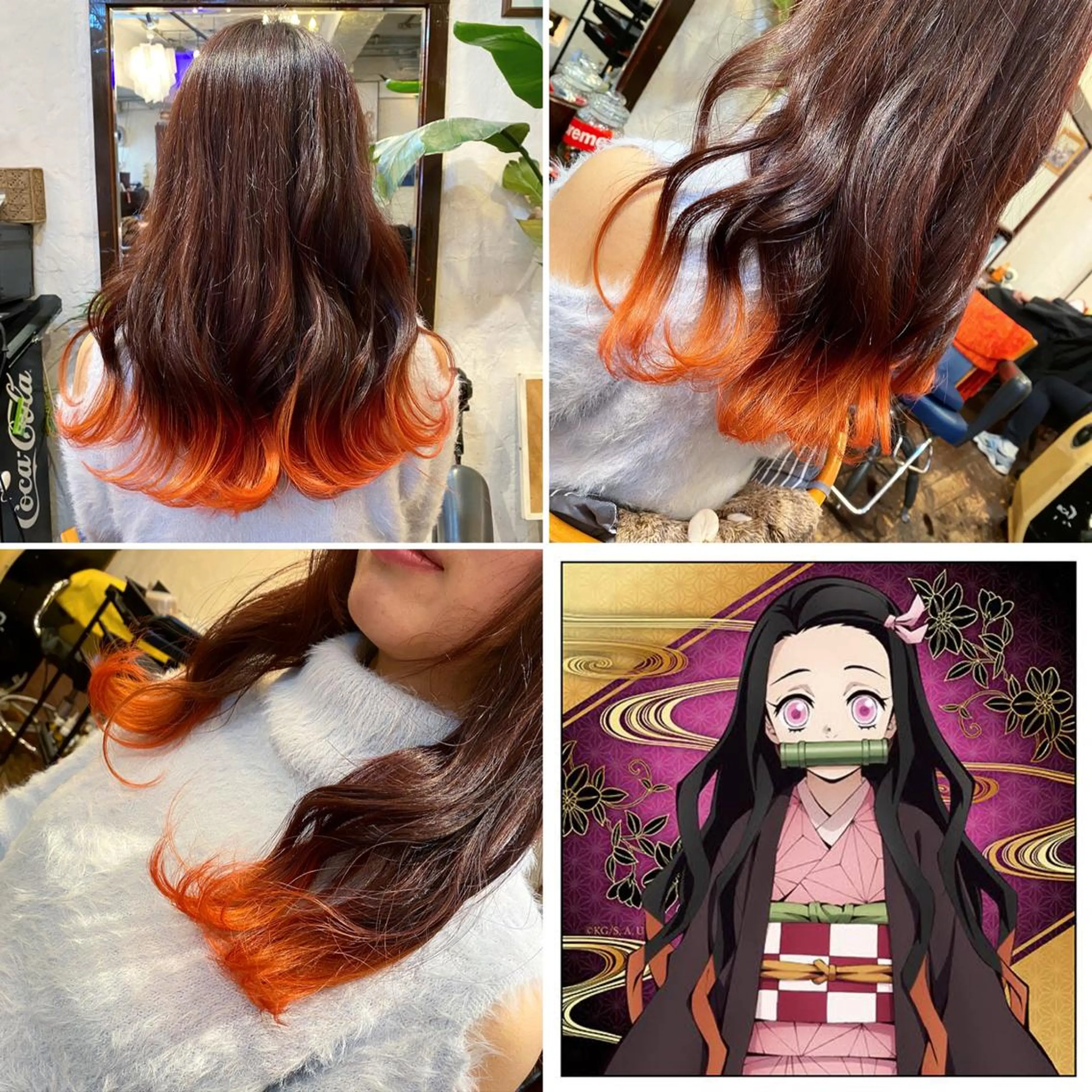 ロング カラー "PEPPU "所属・派手髪、ハイトーン ショートヘアShinのヘアスタイル