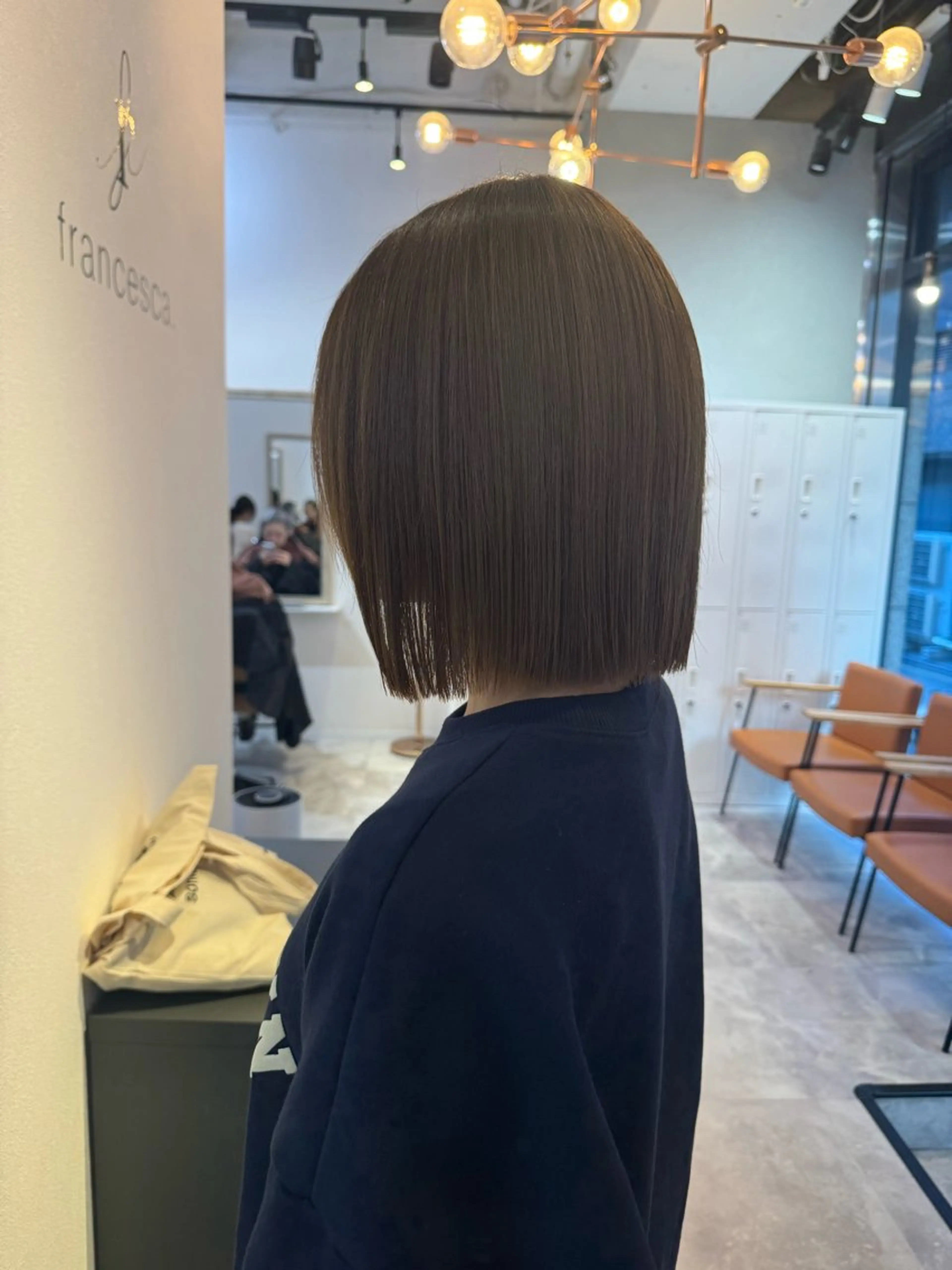 ショート カラー 赤み無し柔らかカラー 【梅田】madokaのヘアスタイル