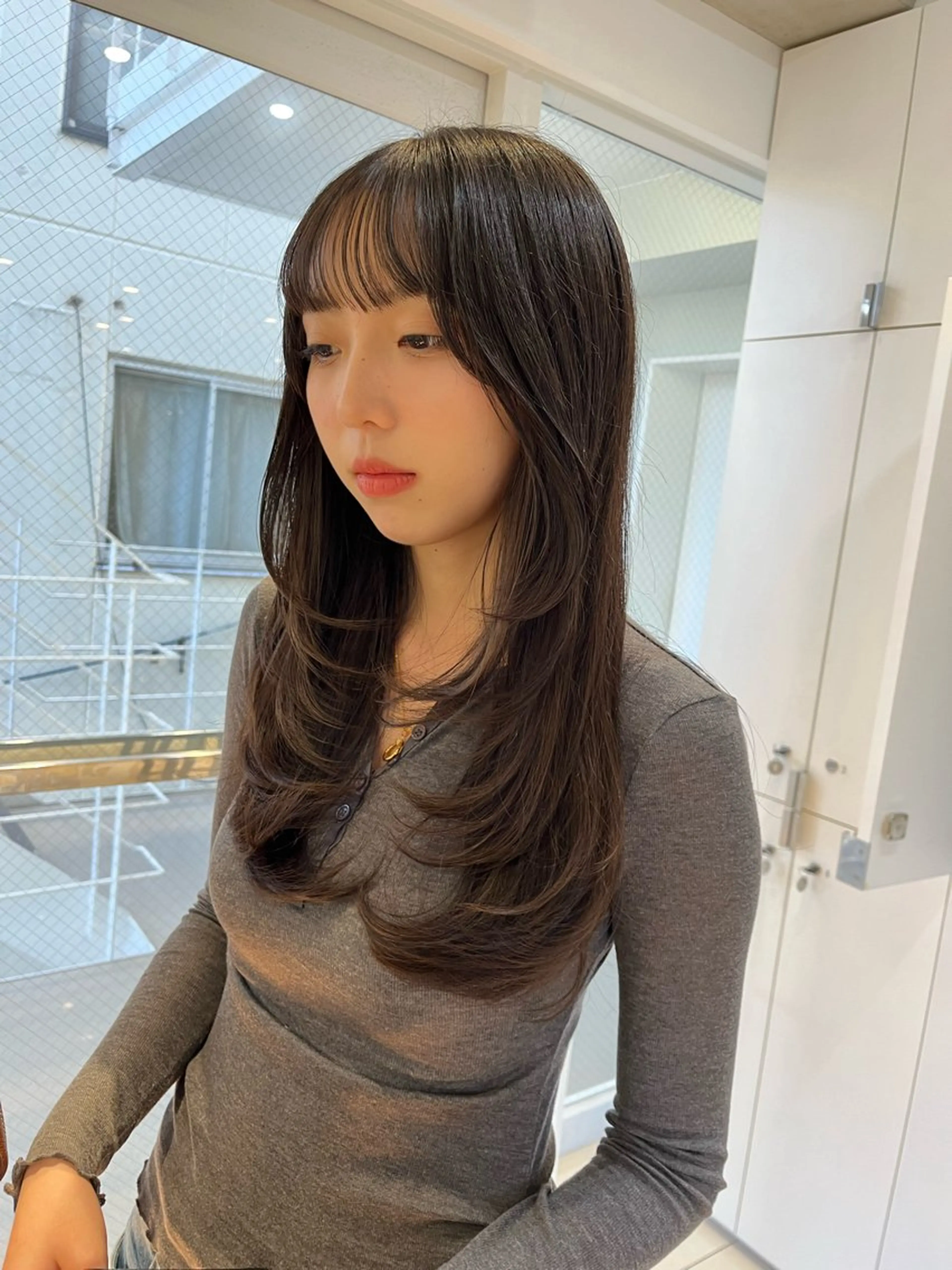 ロング ロング ワイドバング 艶髪/暖色カラー/ ◎RUKI.のヘアスタイル