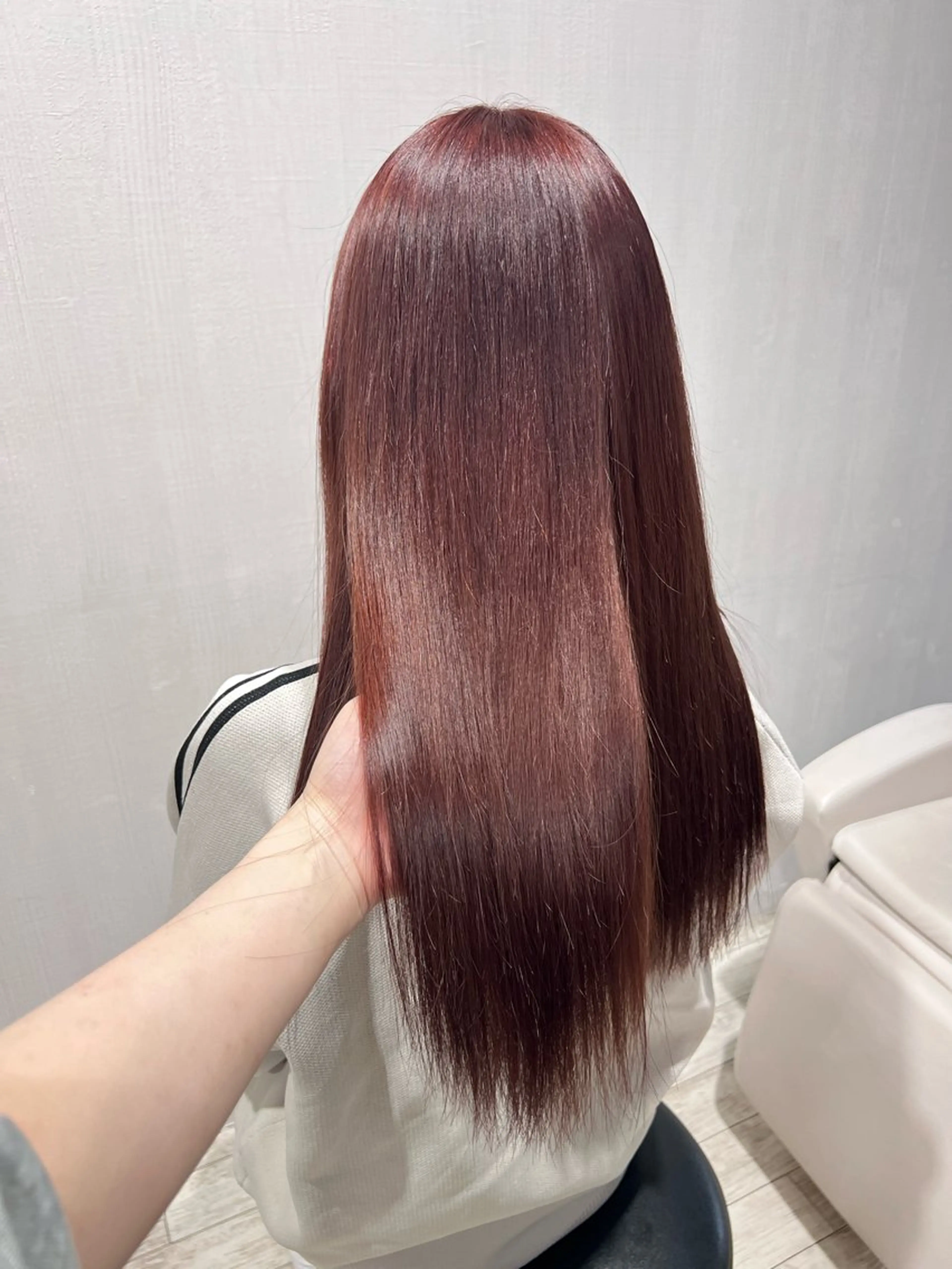 セミロング ヘアカラー ayumi hondaのヘアスタイル