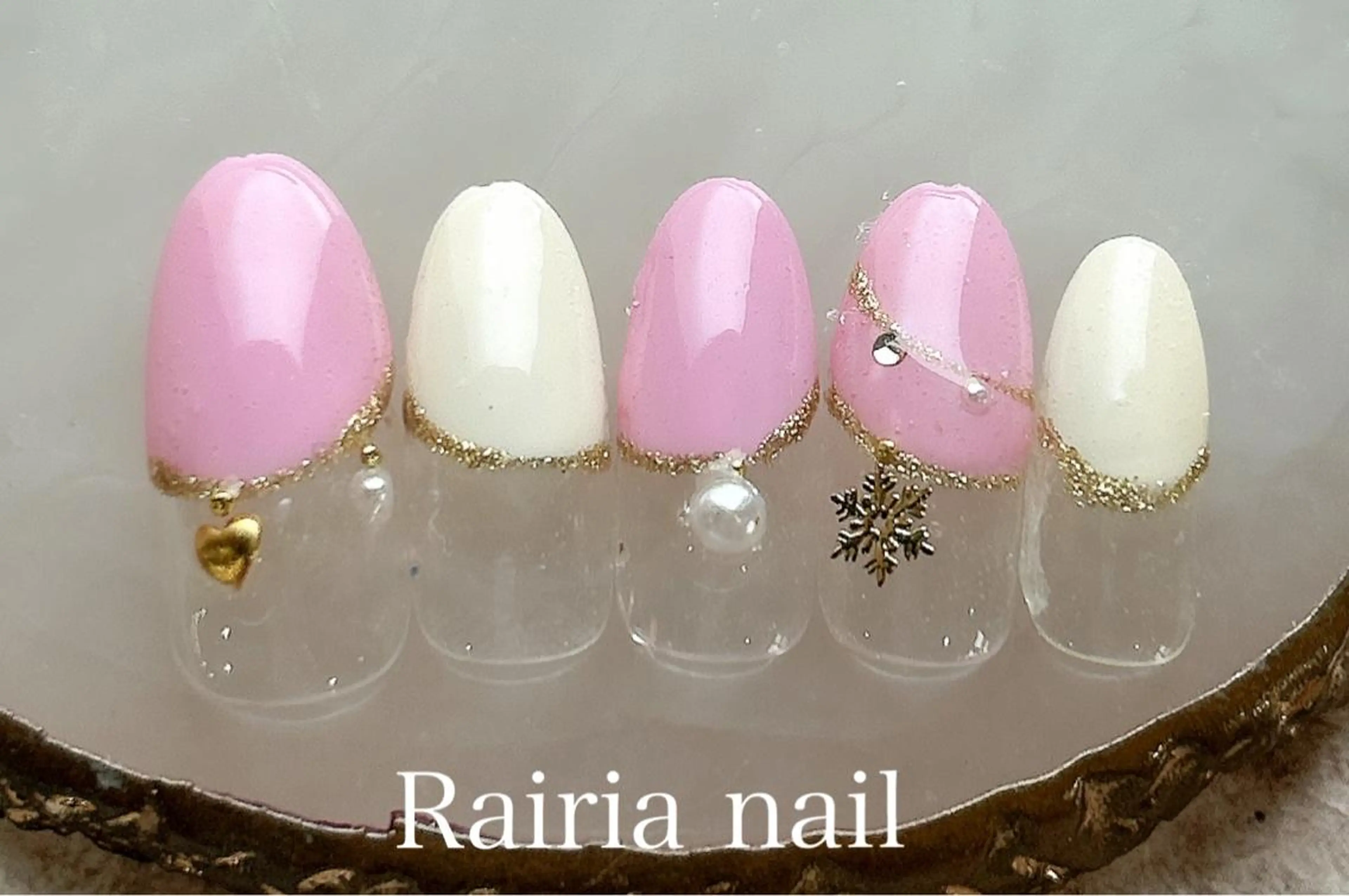 ネイル アートネイル カジュアル フットネイル ジェルネイル キラキラネイル Rairia nail本八幡店のネイルデザイン