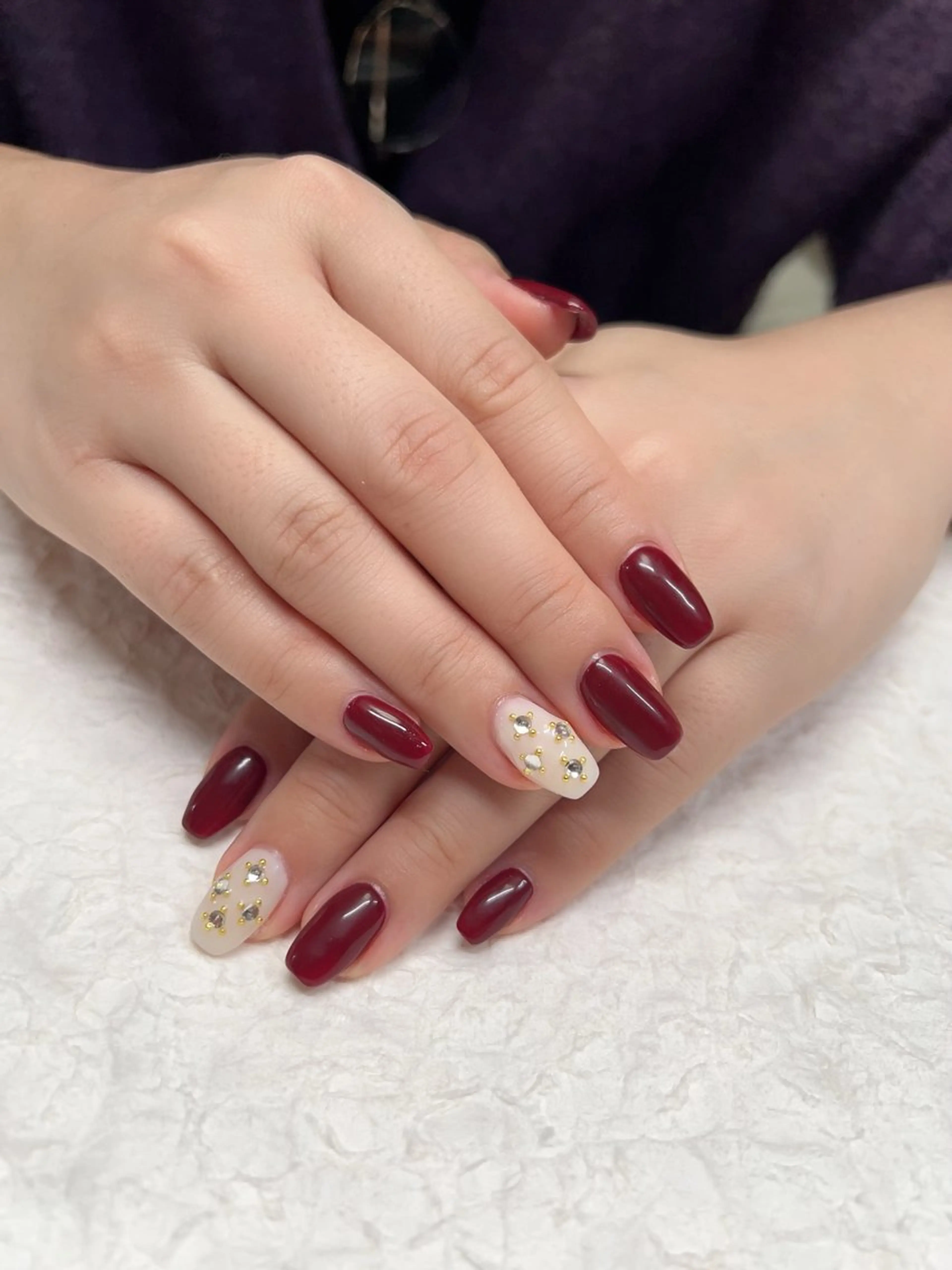 ネイル シンプルネイル Yui Nail所属・林 ゆいのネイルデザイン
