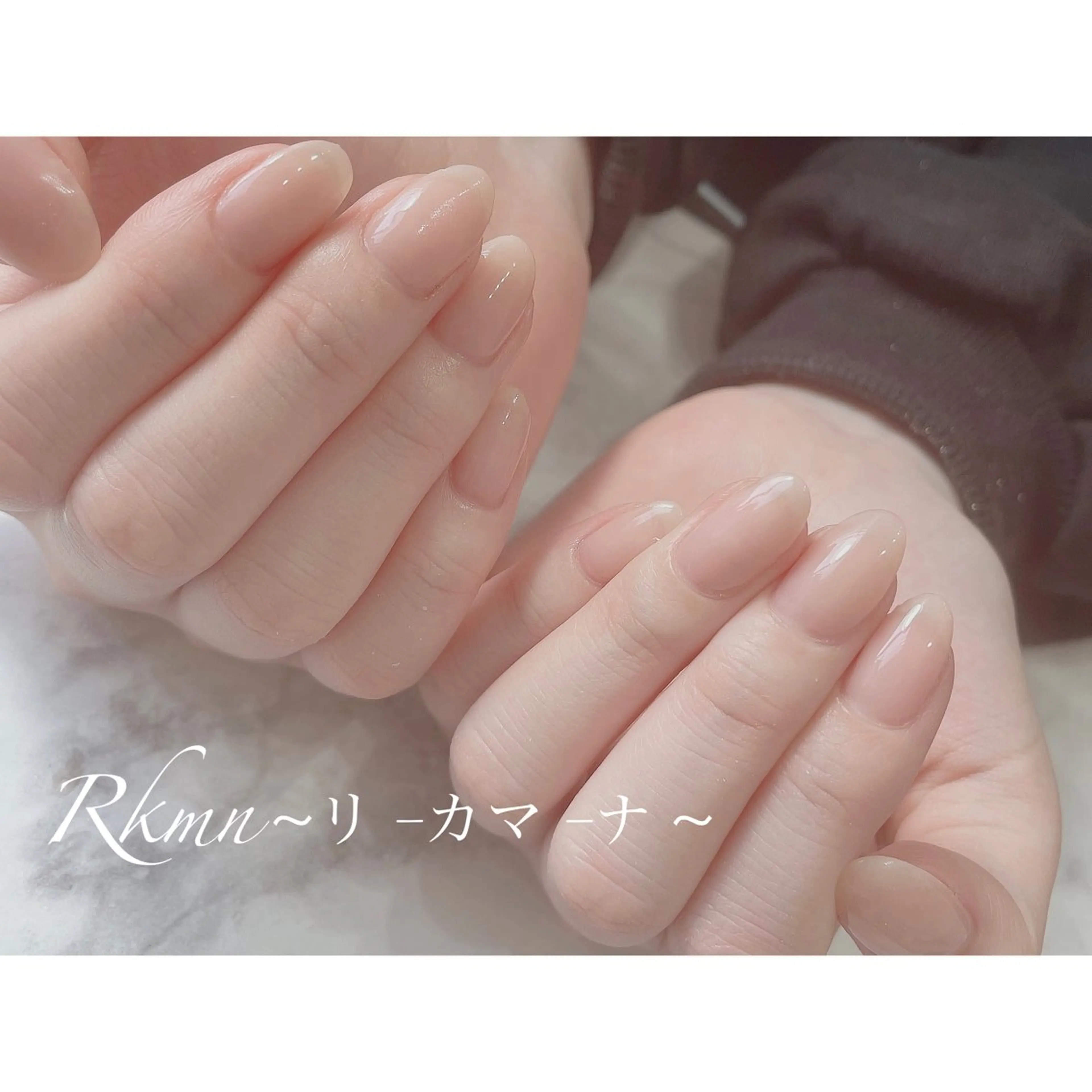 ネイル アートネイル ワンカラーネイル シンプルネイル 春ネイル ハンドネイル フットネイル ハンドケア Rkmn ~リ-カマ-ナ~のネイルデザイン