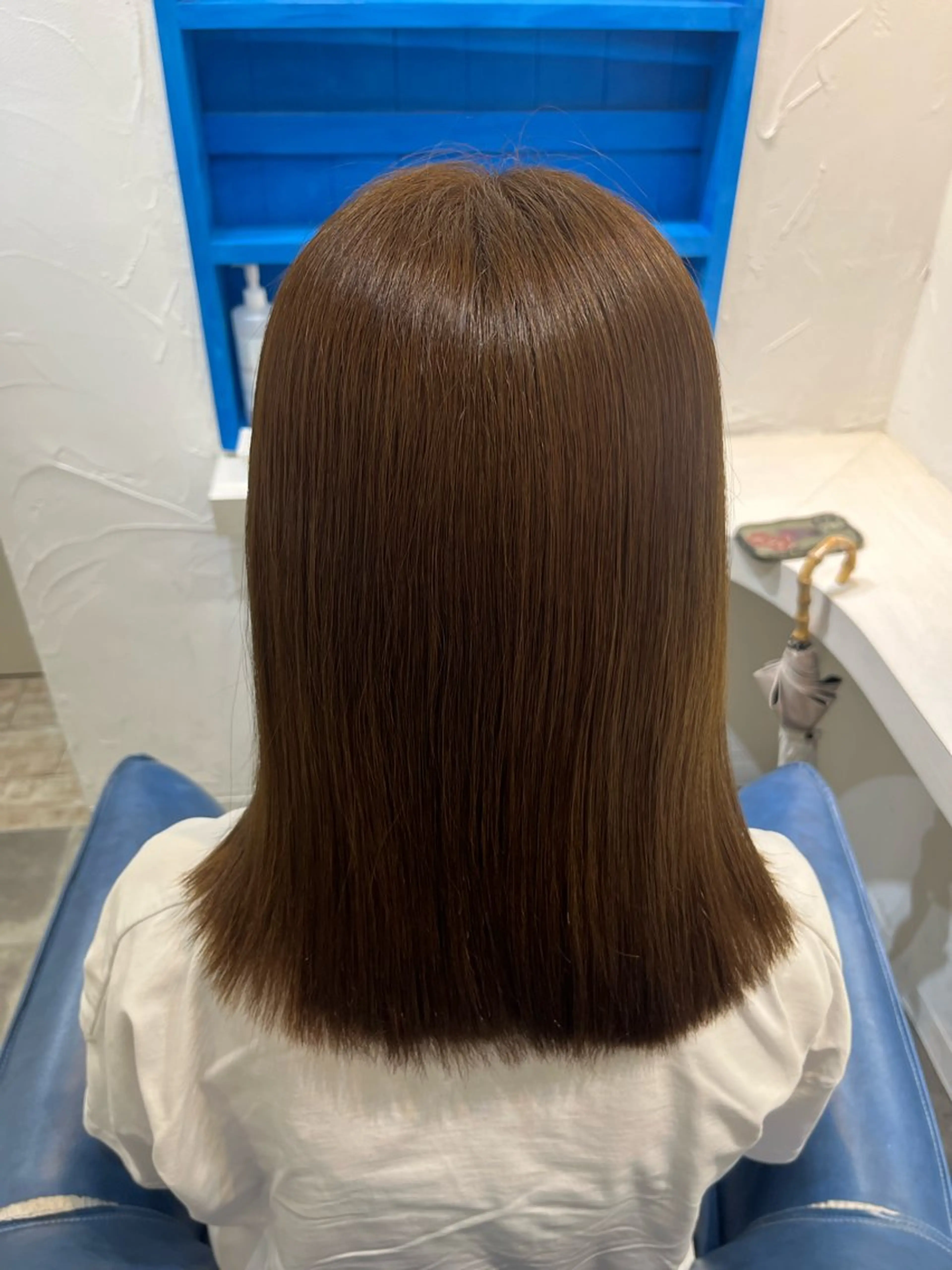 ミディアム カラー ヘアカラー ヘッドスパ uros.所属・🩵aiko / モデル募集中️🩵のヘアスタイル