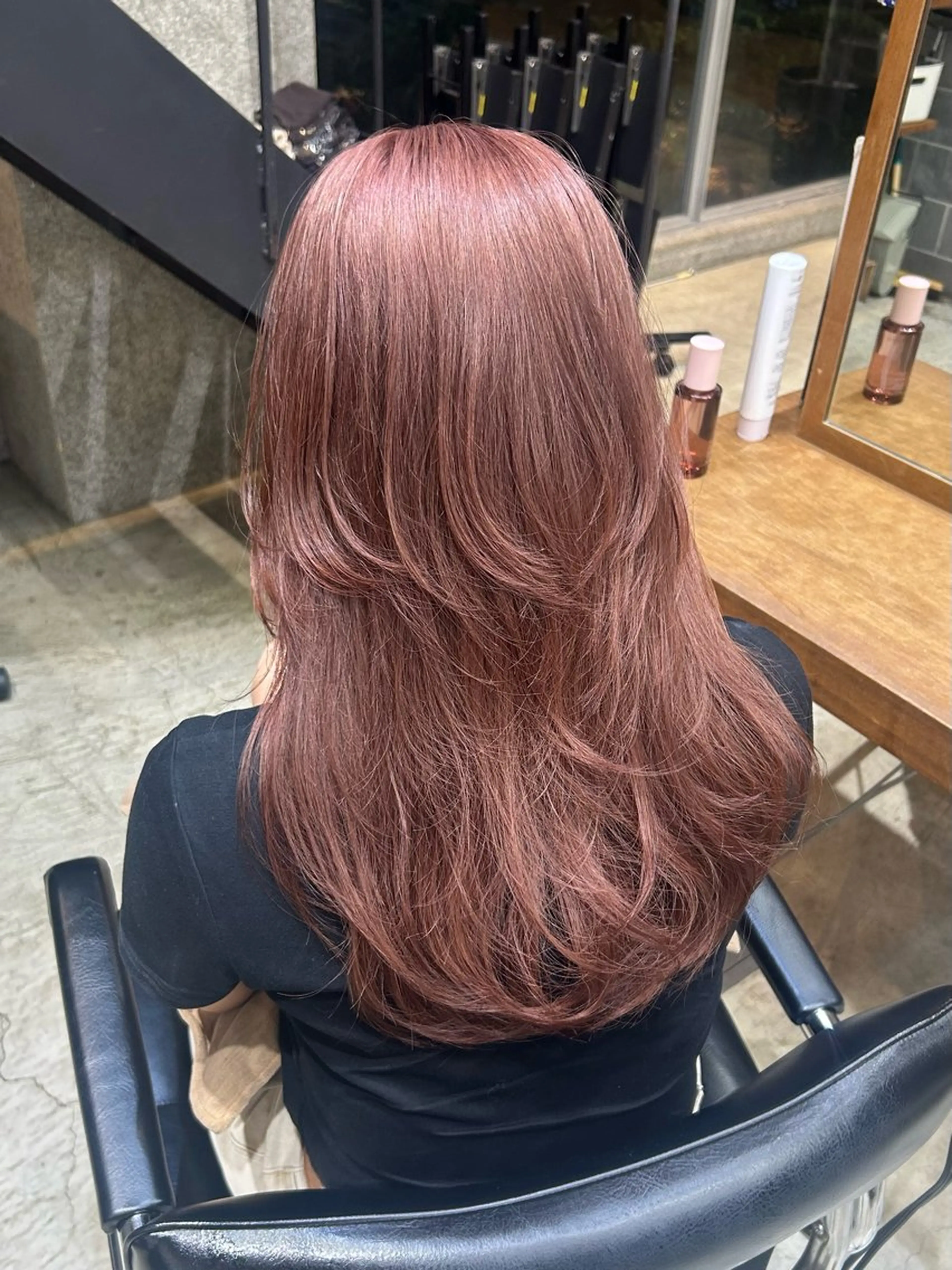 カラー ベージュカラー ピンクカラー ピンクベージュ ヘアカラー 🎀艶ハイトーン特化 セナ🎀のヘアスタイル