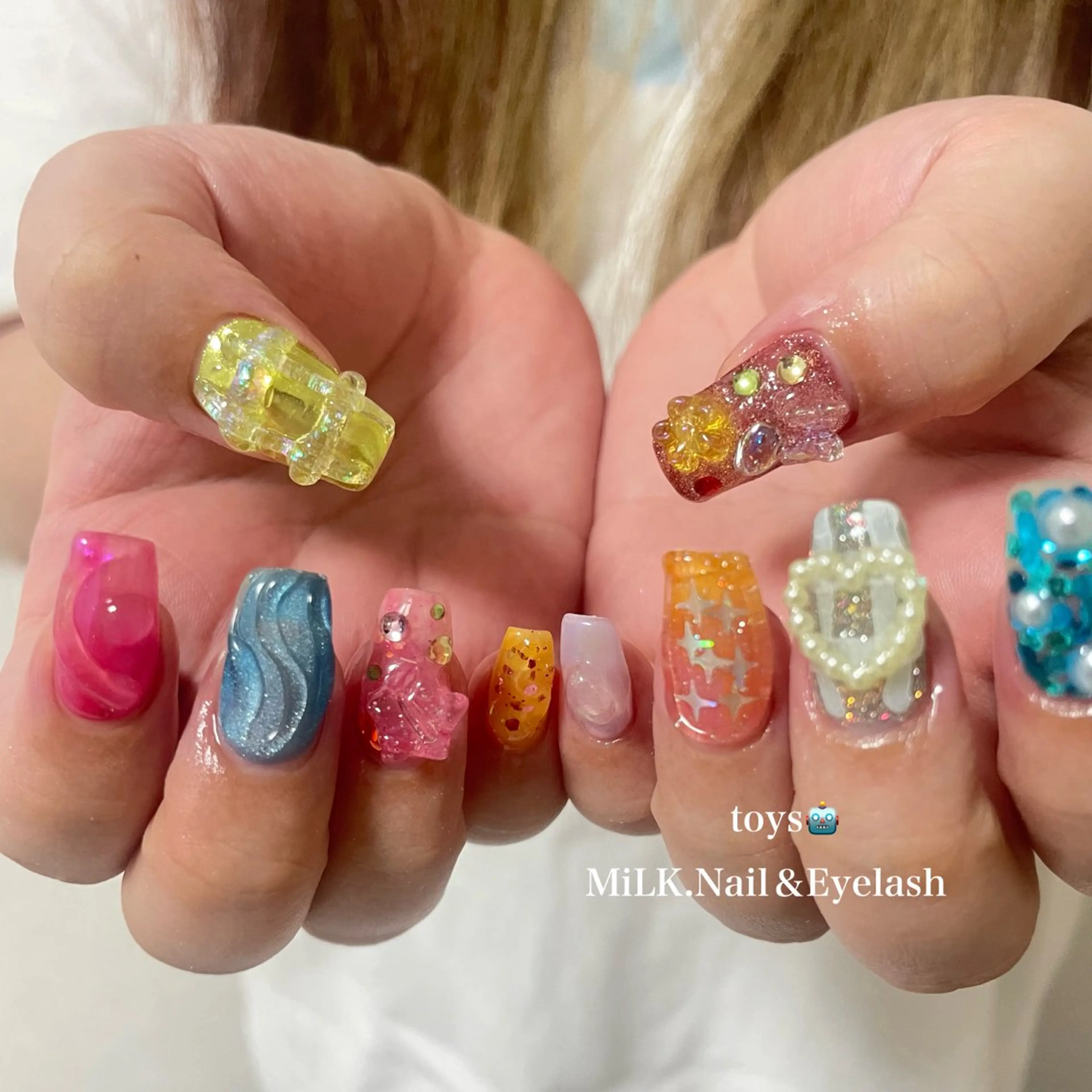 ネイル ハンドネイル MiLK. Nail&Eyelash所属・MiLK. wakaのマツエク・マツパデザイン