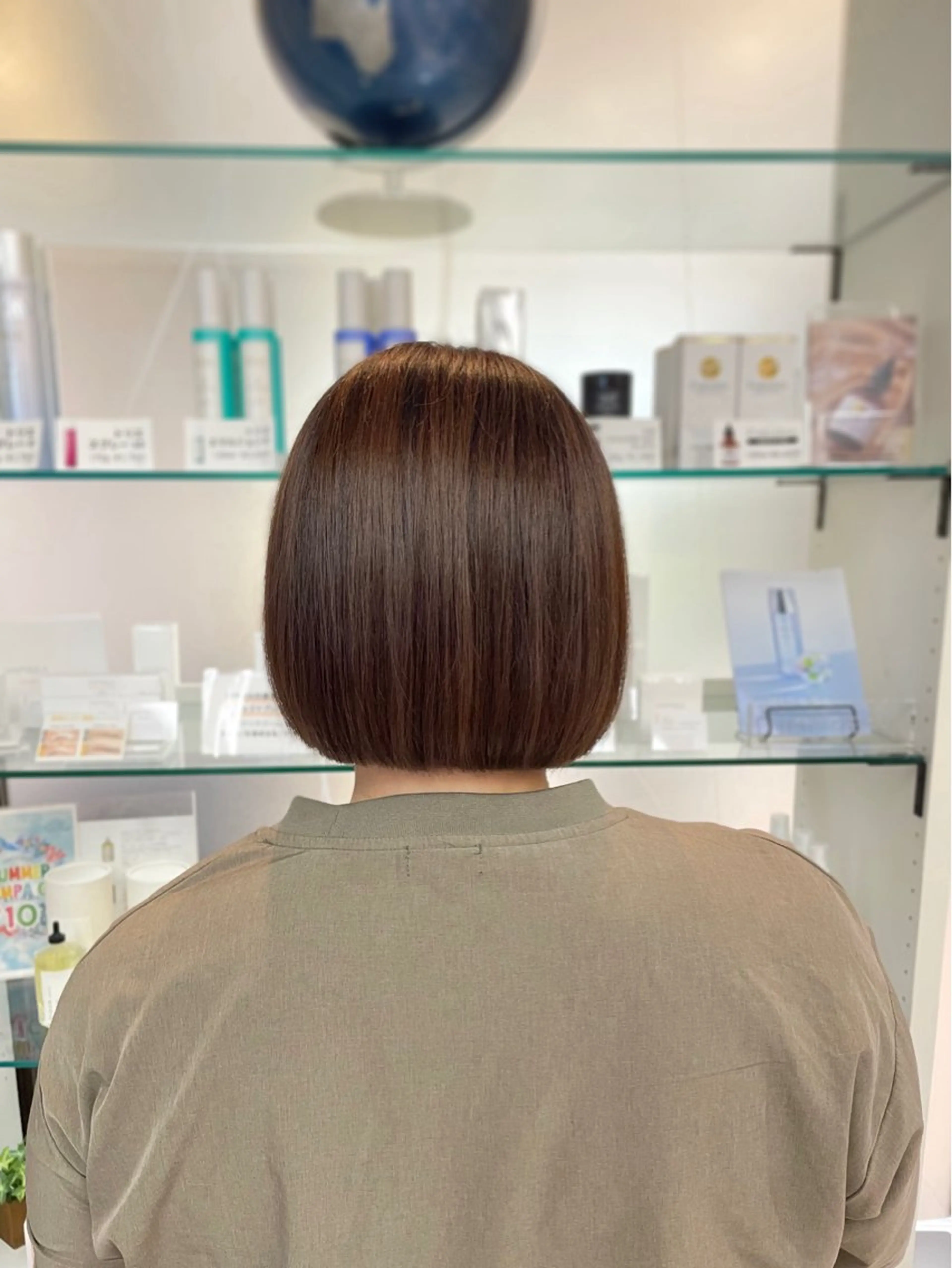 ショート 切りっぱなしボブ ボブ Bleu Terre所属・ブルーテーフ 大泉 遥愛のヘアスタイル