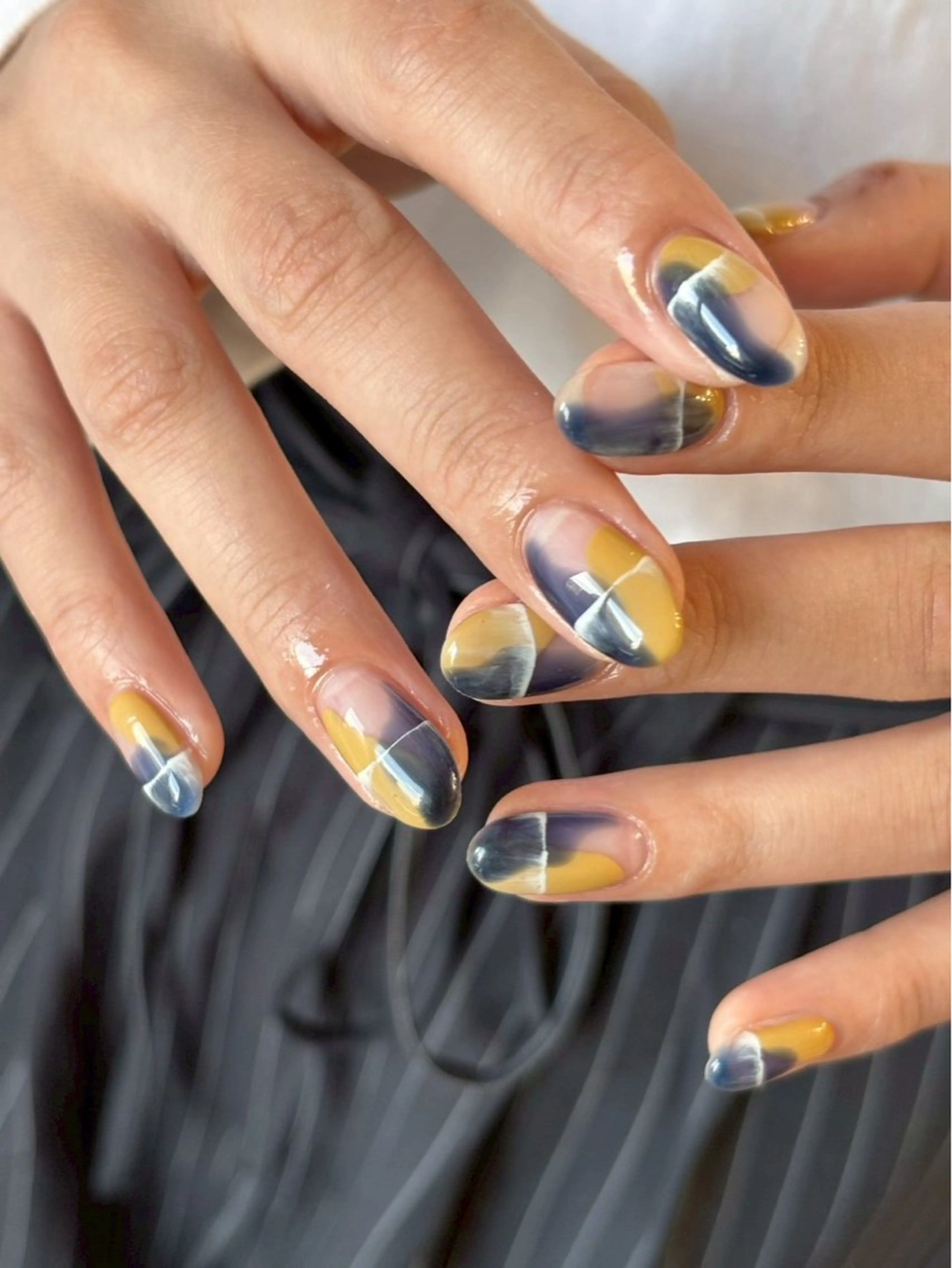 ネイル シンプルネイル ハンドネイル iconail 下北沢 NONのネイルデザイン