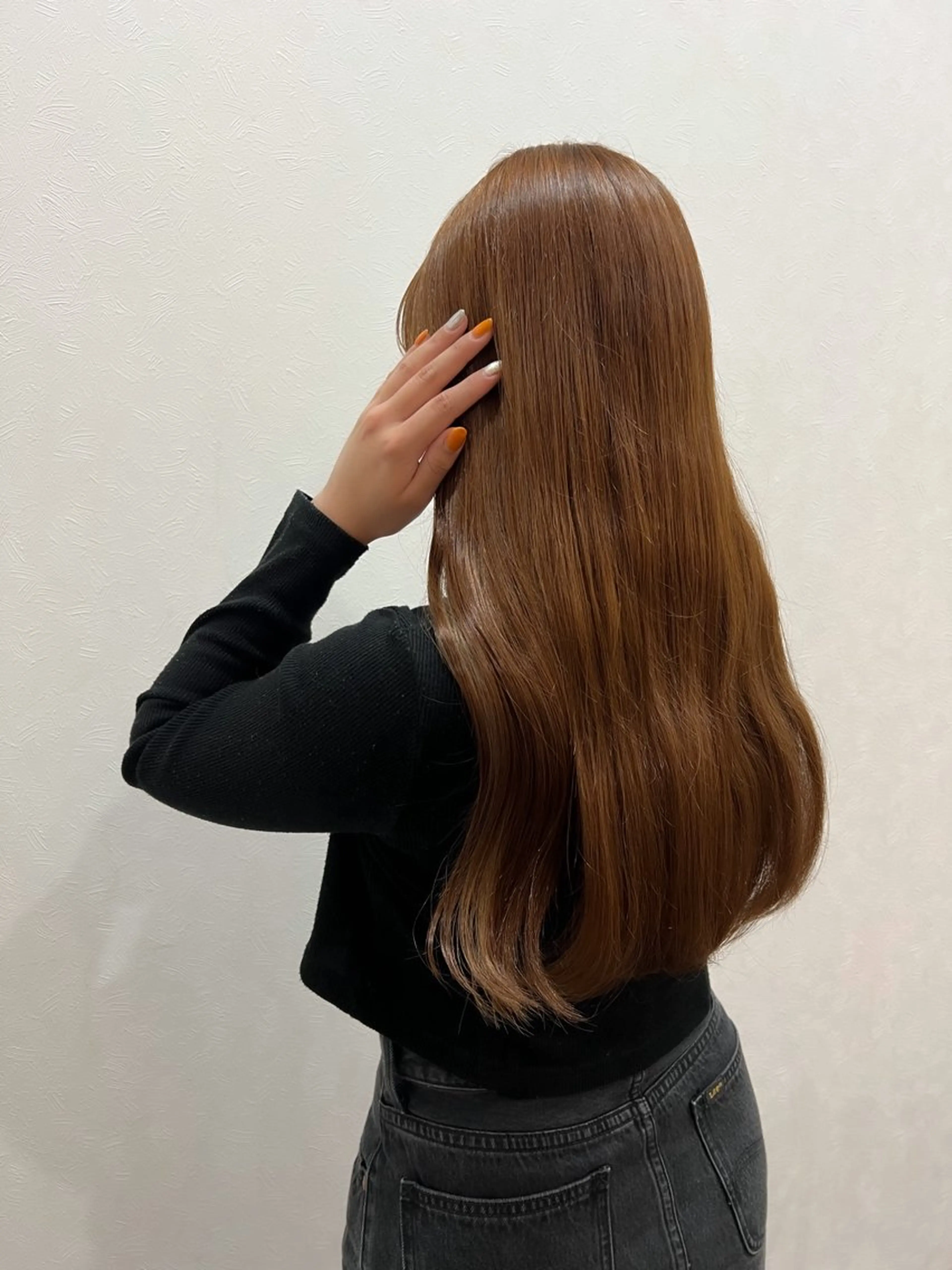 ロング カラー ヘアカラー トリートメント Limb所属・暖色/ベージュ 🎀上野 真桜🎀のヘアスタイル