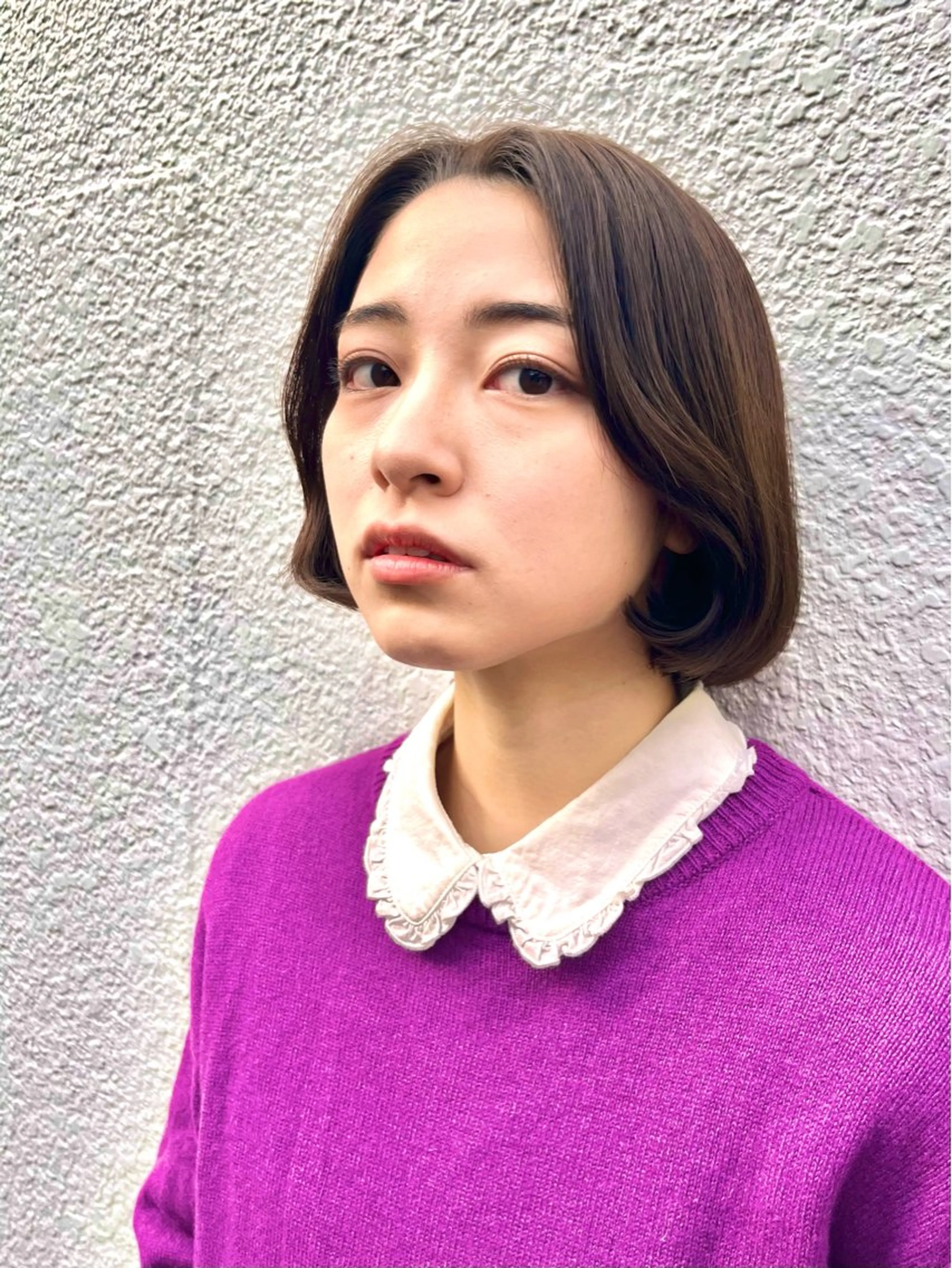 ミディアム カラー カット ヘアカラー ルーツカラー/ レイヤーカット/井川のヘアスタイル