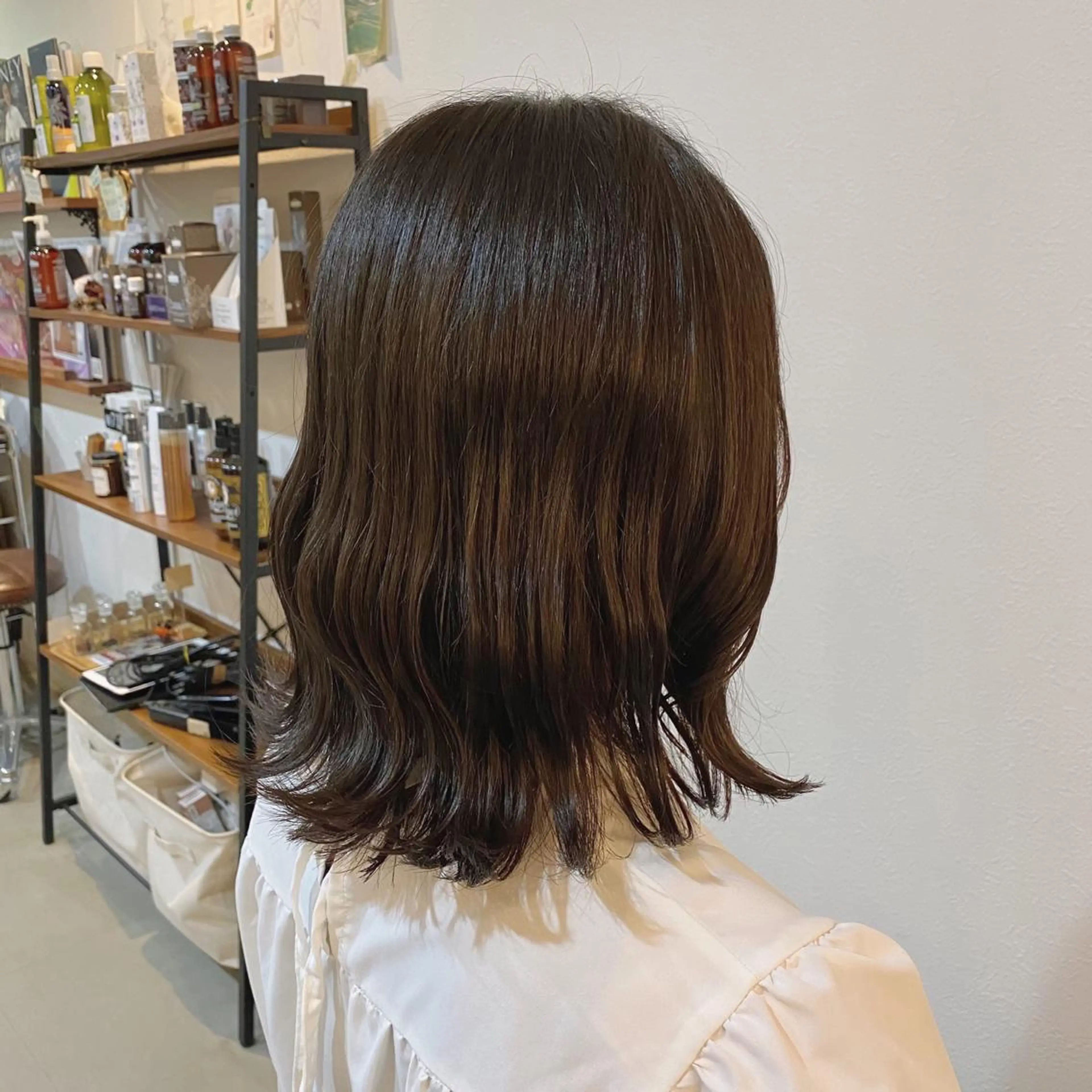 ミディアム カット トリートメント hamano harunaのヘアスタイル