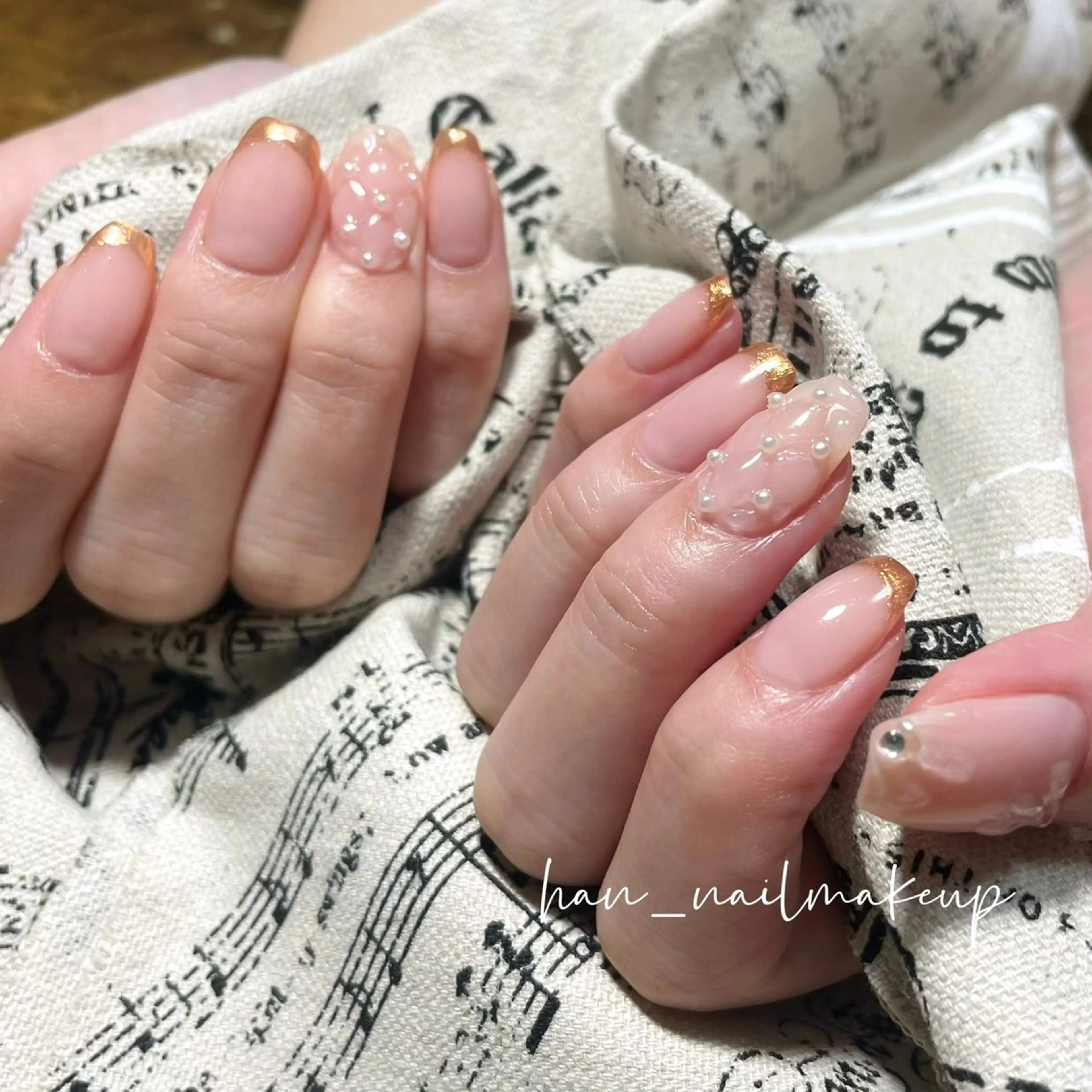 ネイル 持ち込み ハンドネイル Han Nail 【y&m】のネイルデザイン