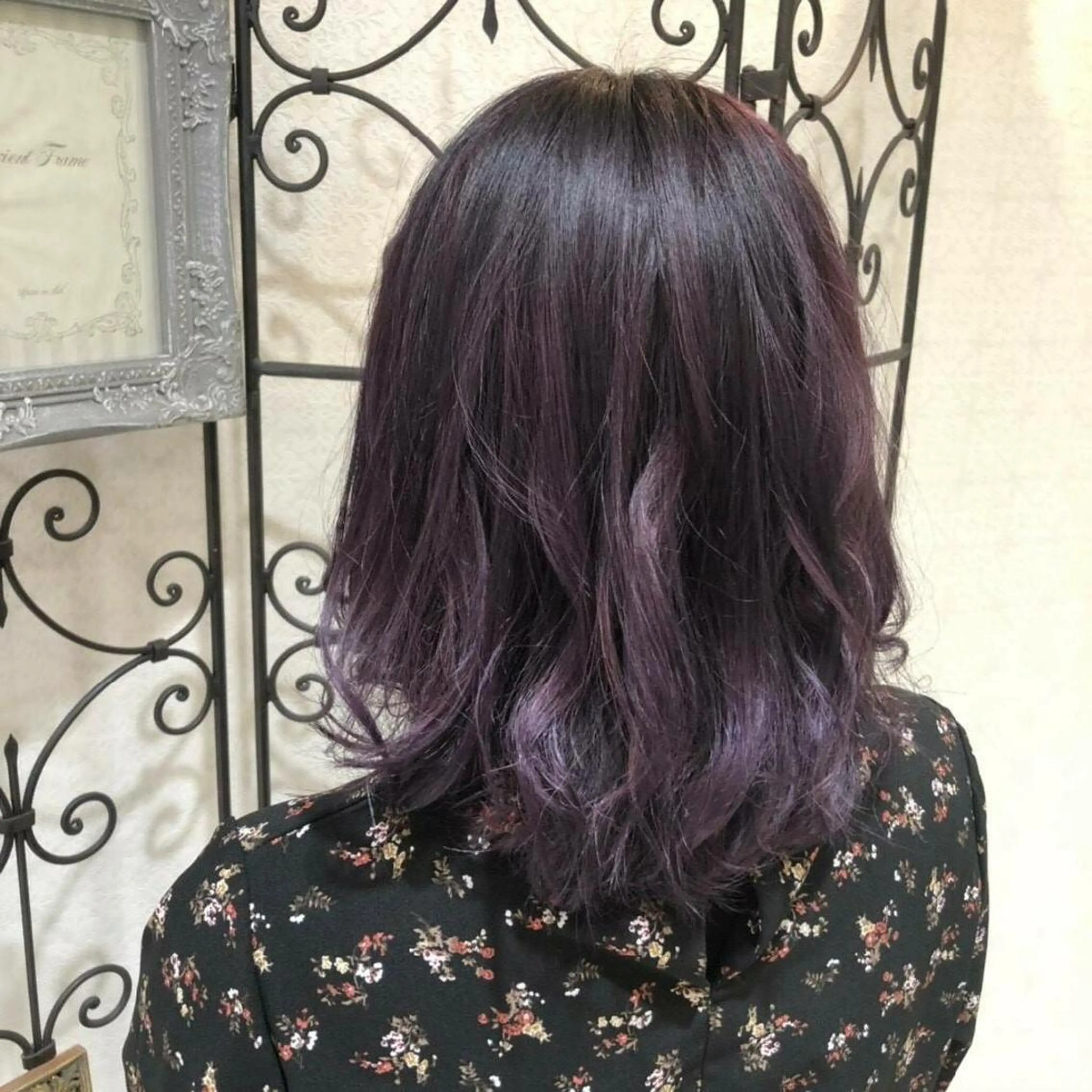 セミロング カラー パーマ Hair&Make EARTHのヘアスタイル