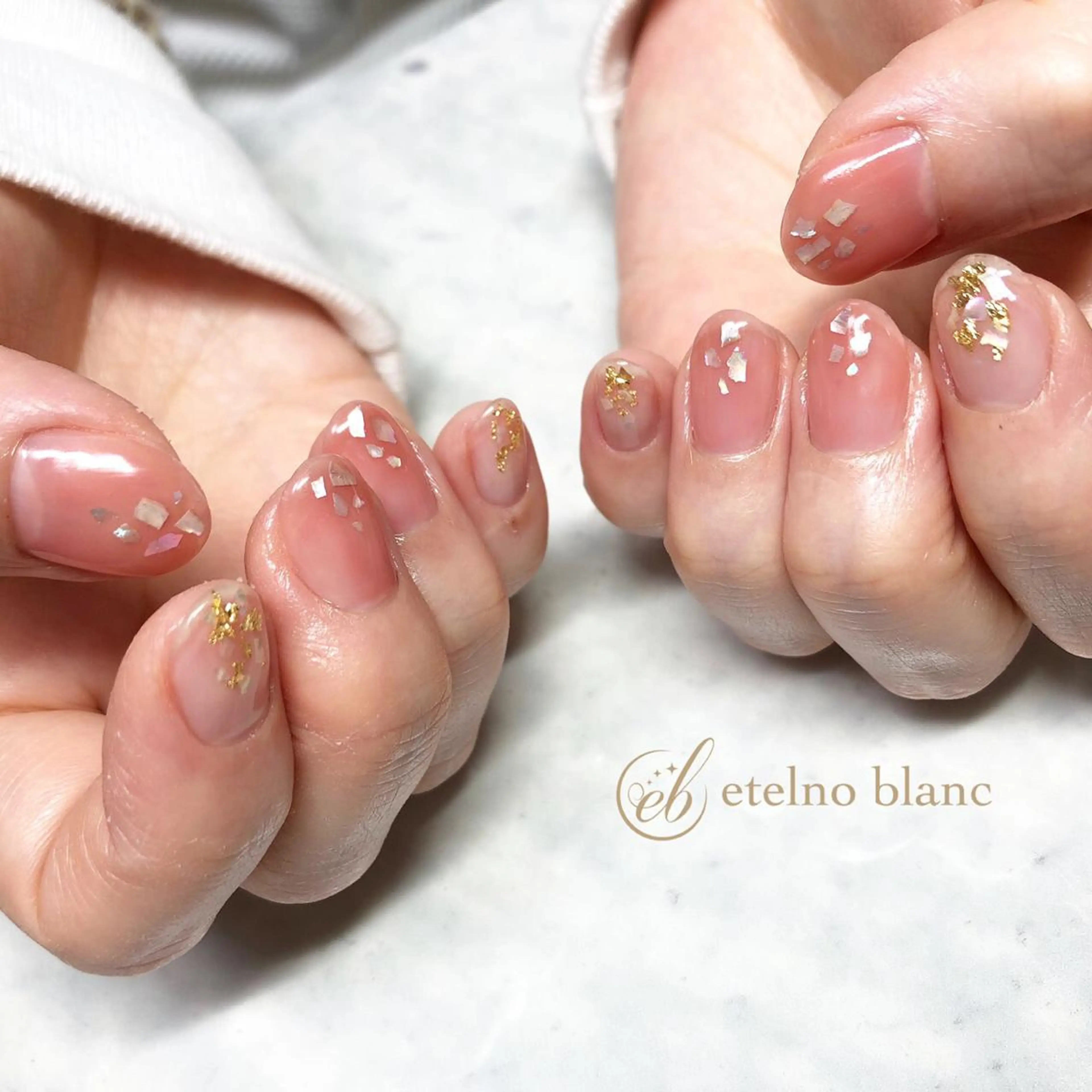 ネイル etelno blanc中目黒のネイルデザイン
