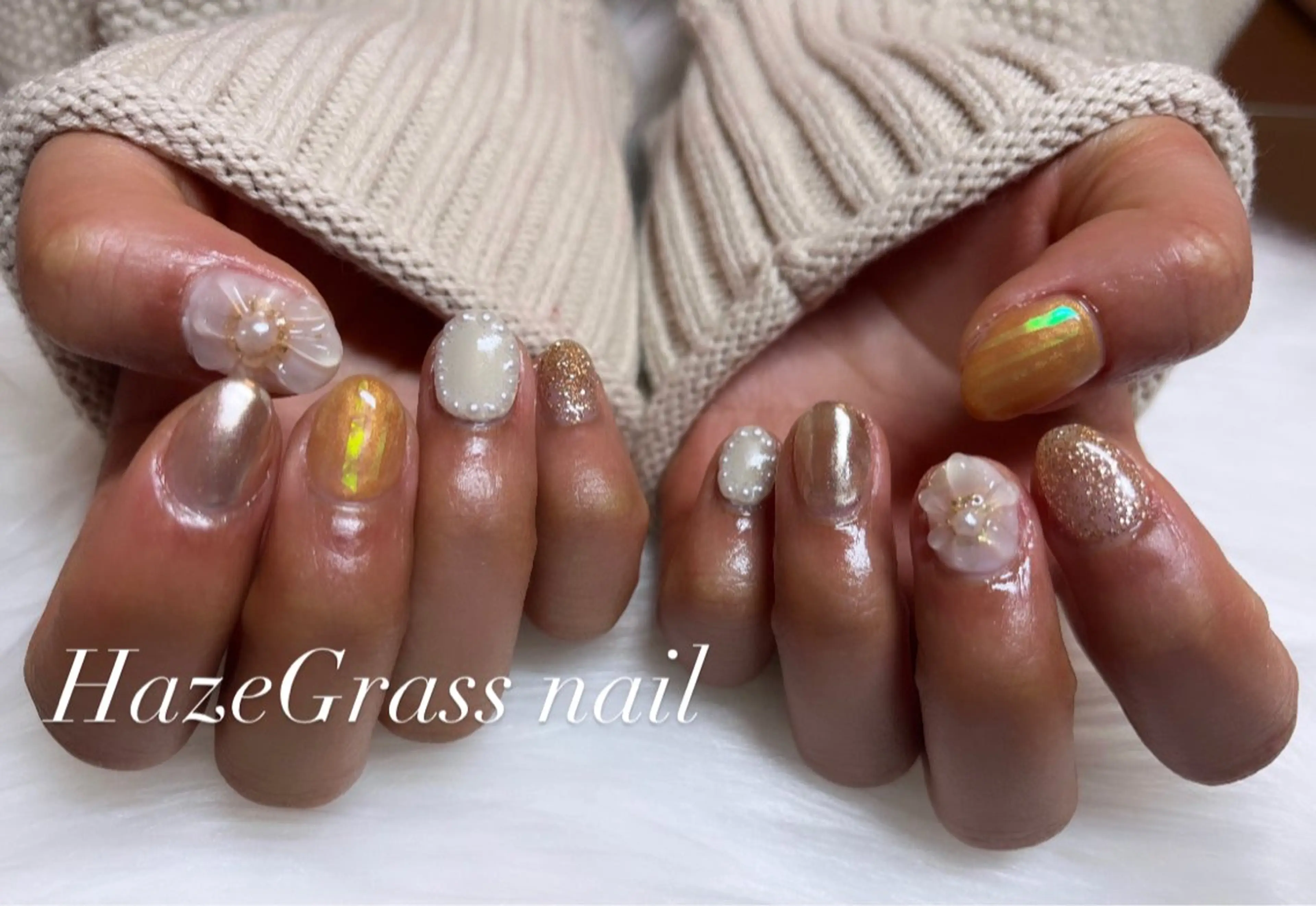 ネイル ハンドネイル HazeGrass NAILのネイルデザイン