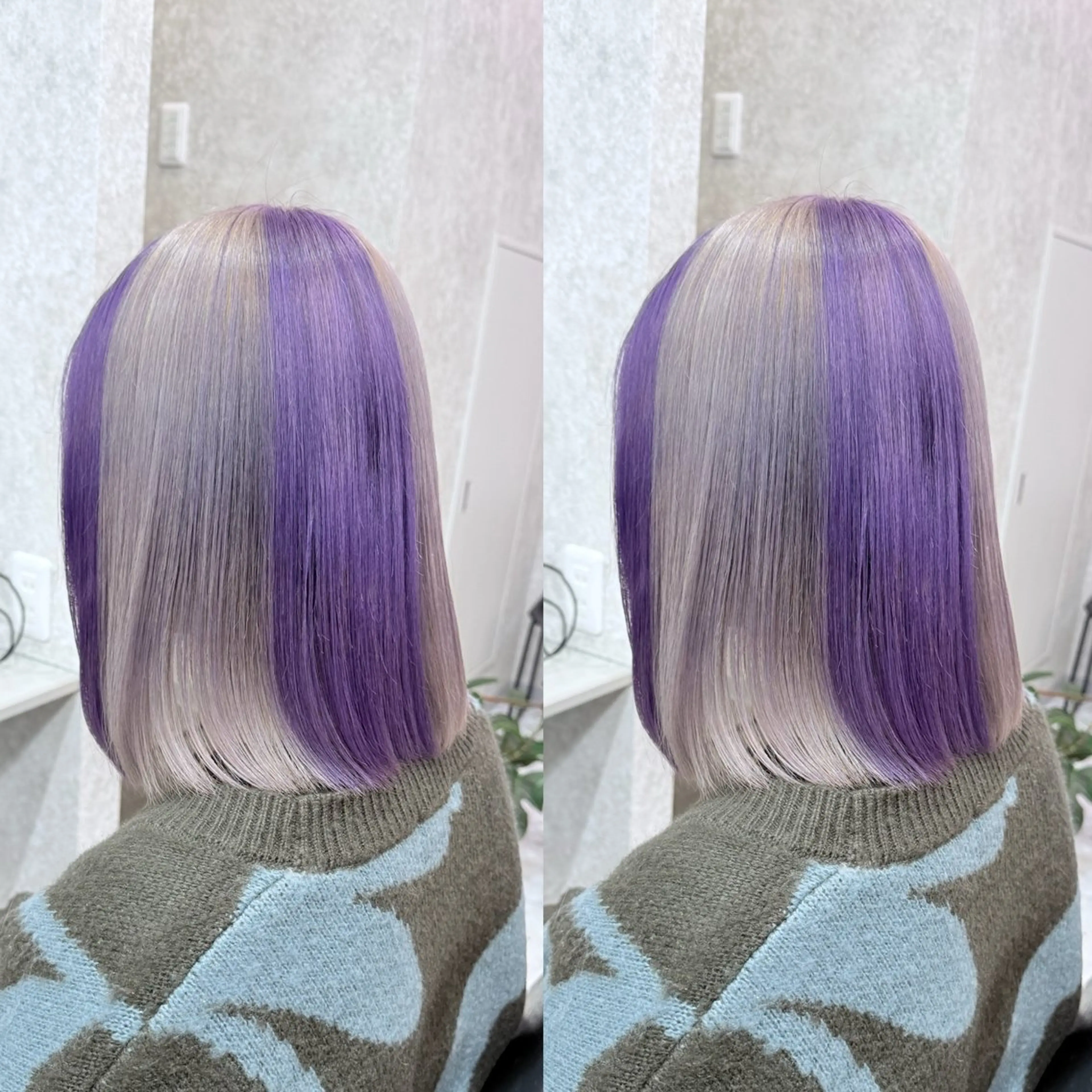 ショート カラー 🌺ハイトーン🌺 矢葺 なぎさ🌺🌺のヘアスタイル