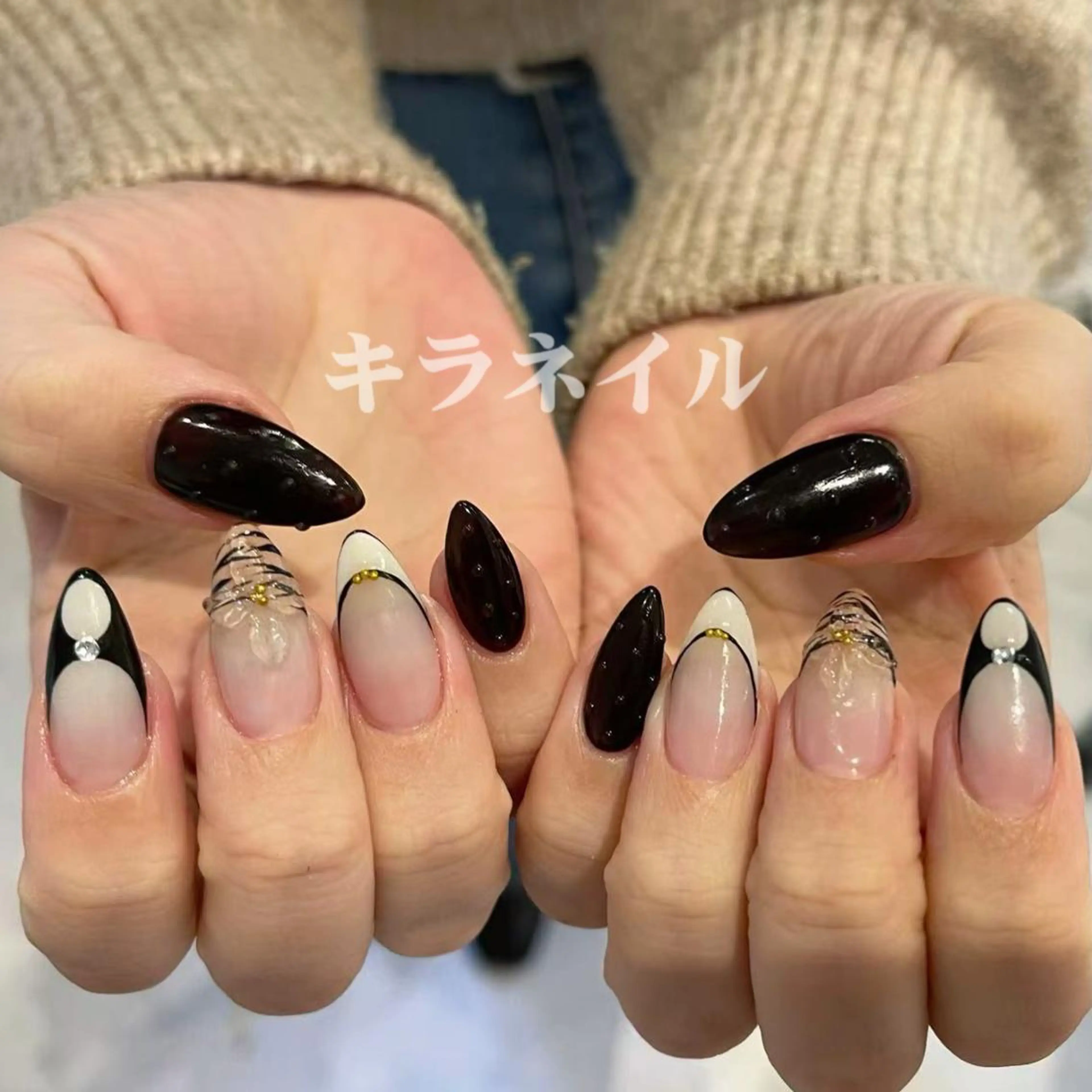 ネイル 💖Kiranail パラジェルのネイルデザイン