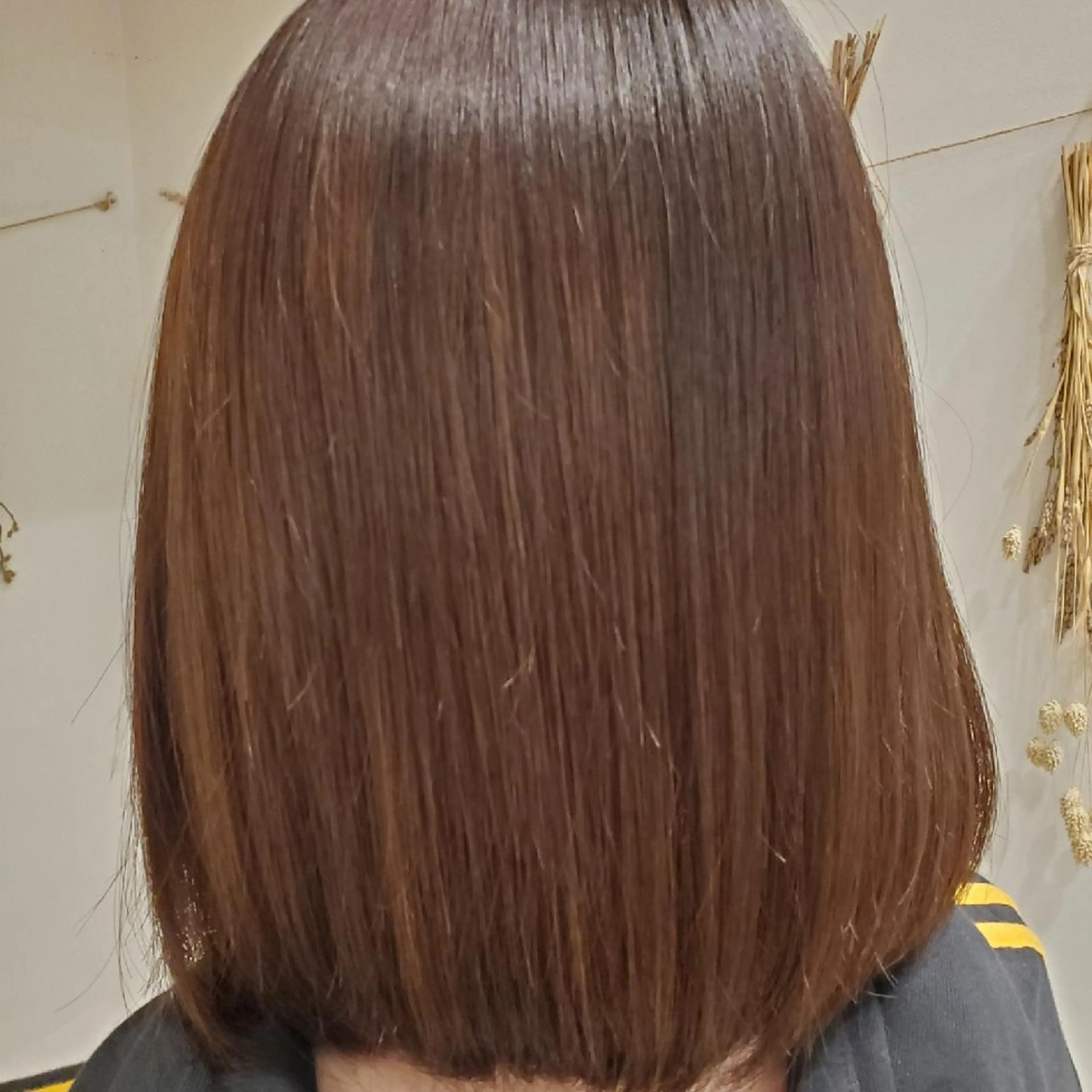 ミディアム 髪質改善 縮毛矯正 韓国レイヤー/髪質 改善カラー/れんのヘアスタイル