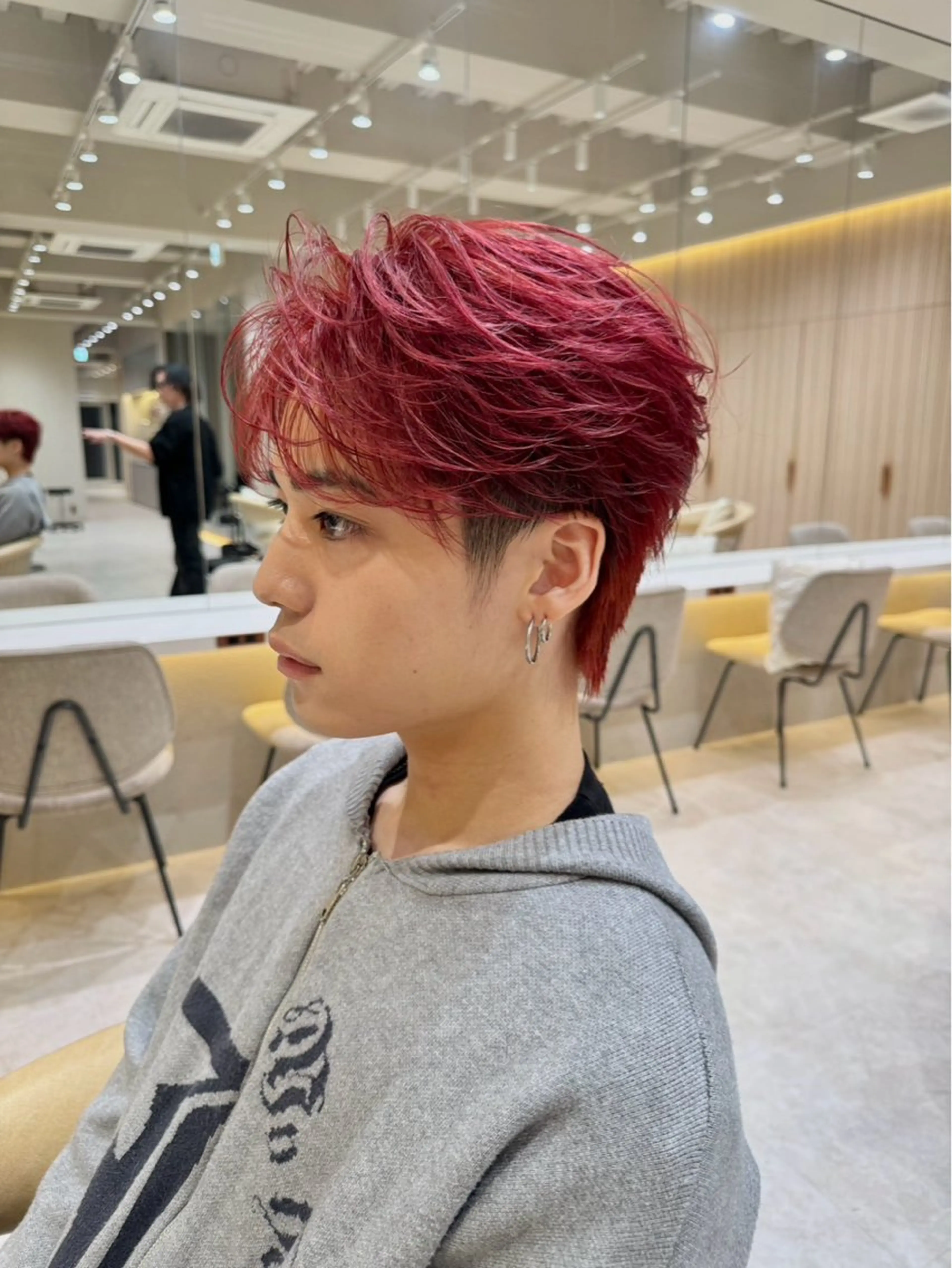 🔥1名様限定🔥無料• 8月29日金曜15時からカットニュアンスパーマ（センターパート）の写真