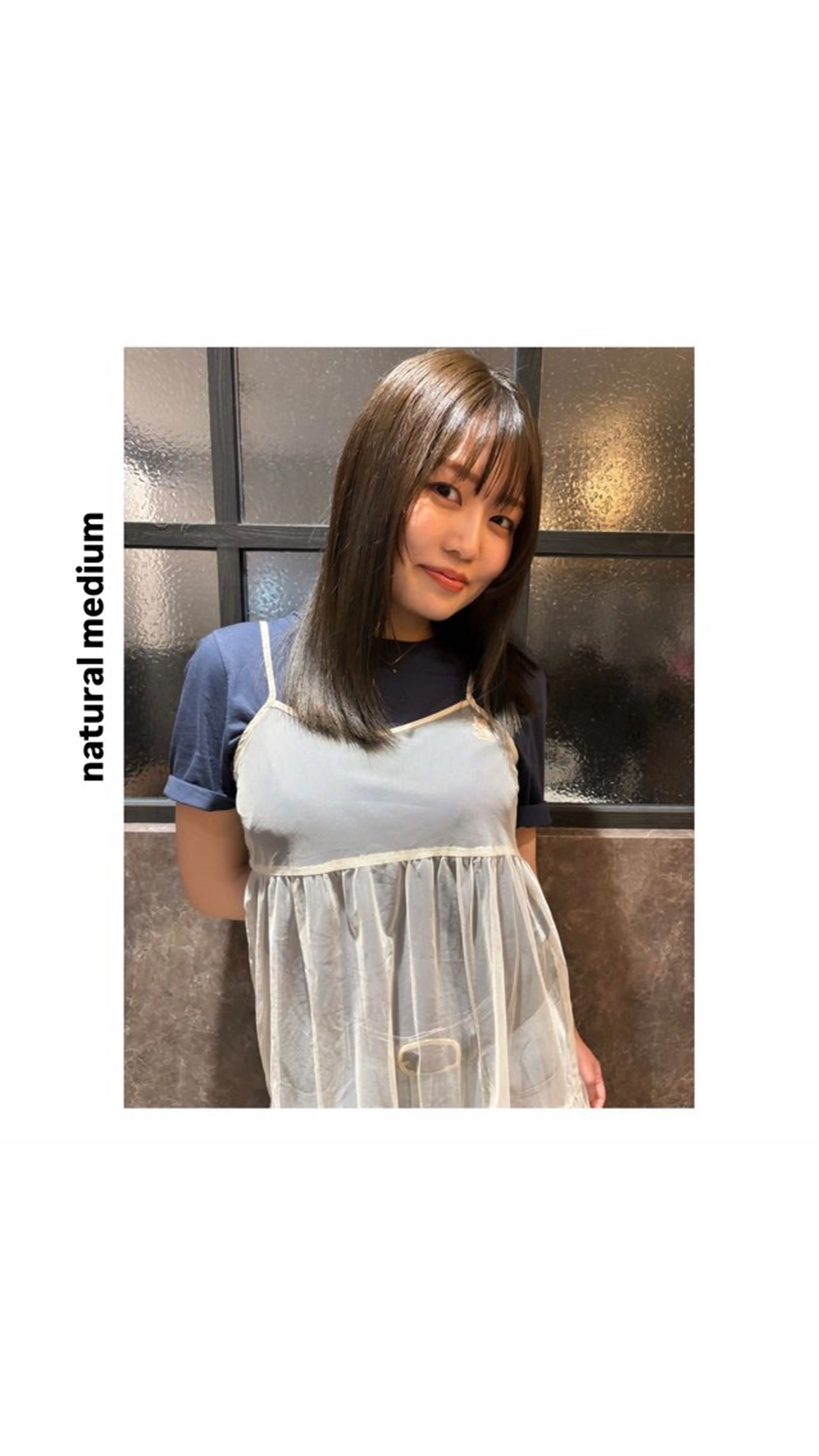 ミディアム カラー カット ヘアカラー トリートメント hiroki【雰囲気 &style】のヘアスタイル