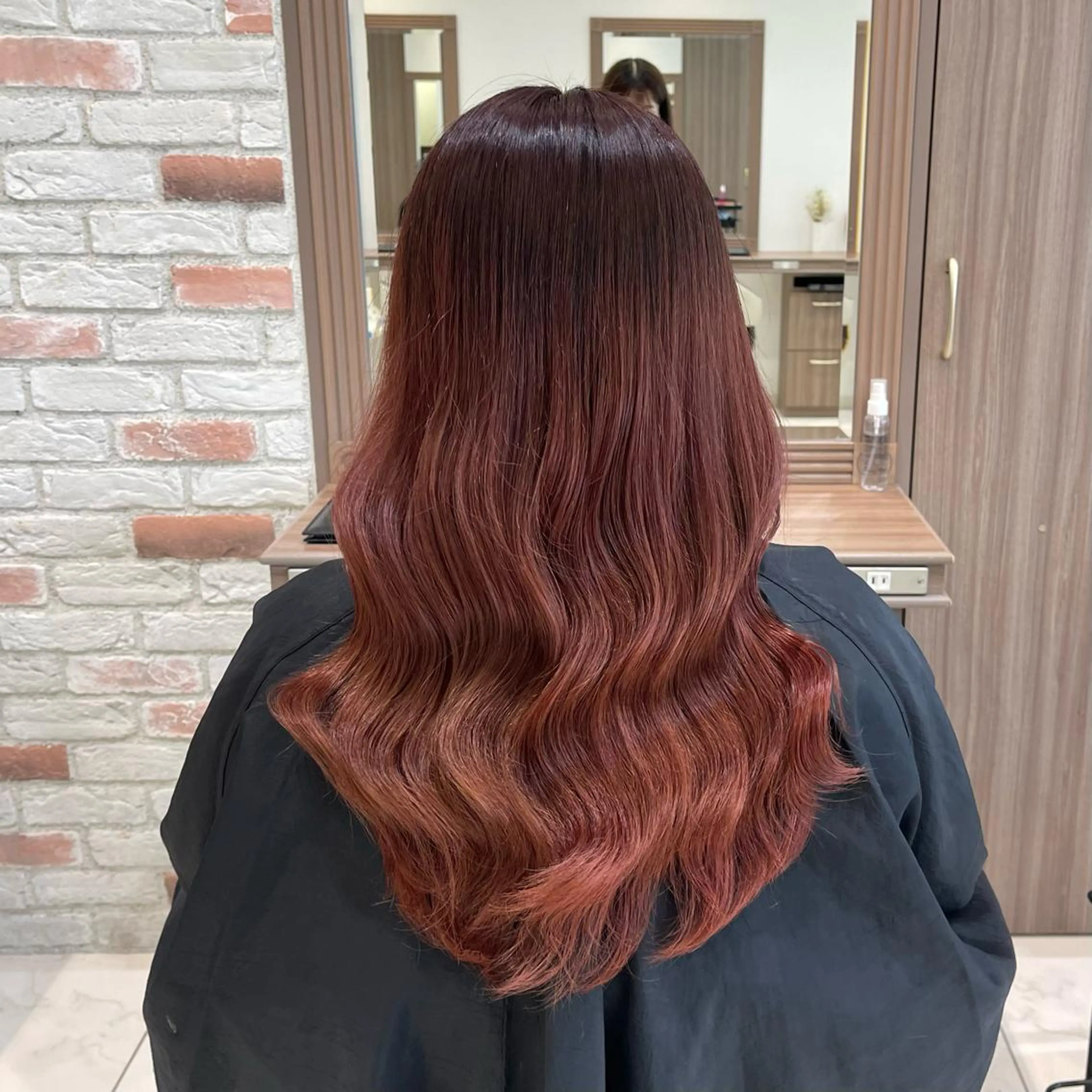 ロング カラー ブリーチ ブリーチなしカラー ヘアカラー 𓍯暖色/韓国風 田中沙羅‎𓍯のヘアスタイル