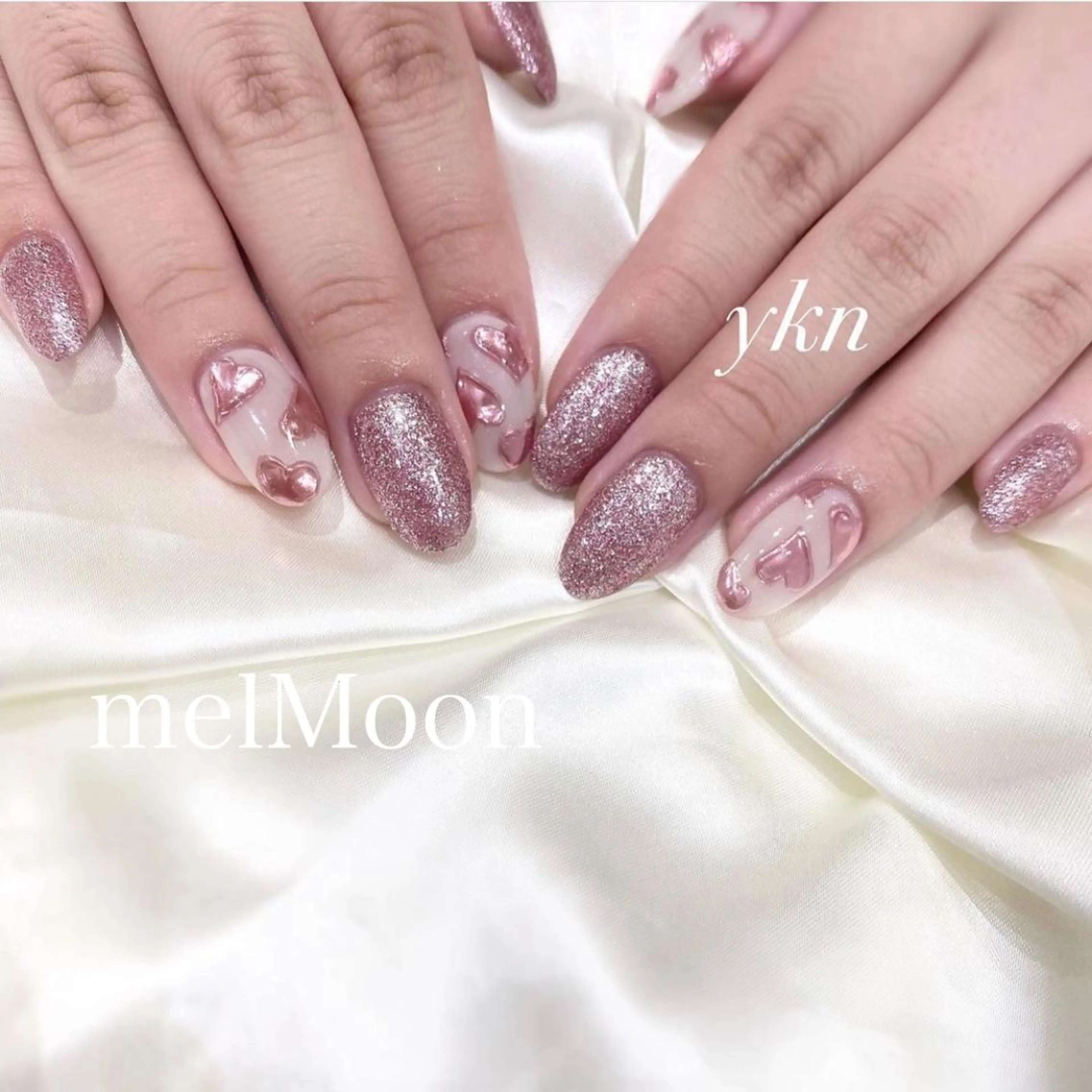 ネイル ハンドネイル melMoon .のネイルデザイン