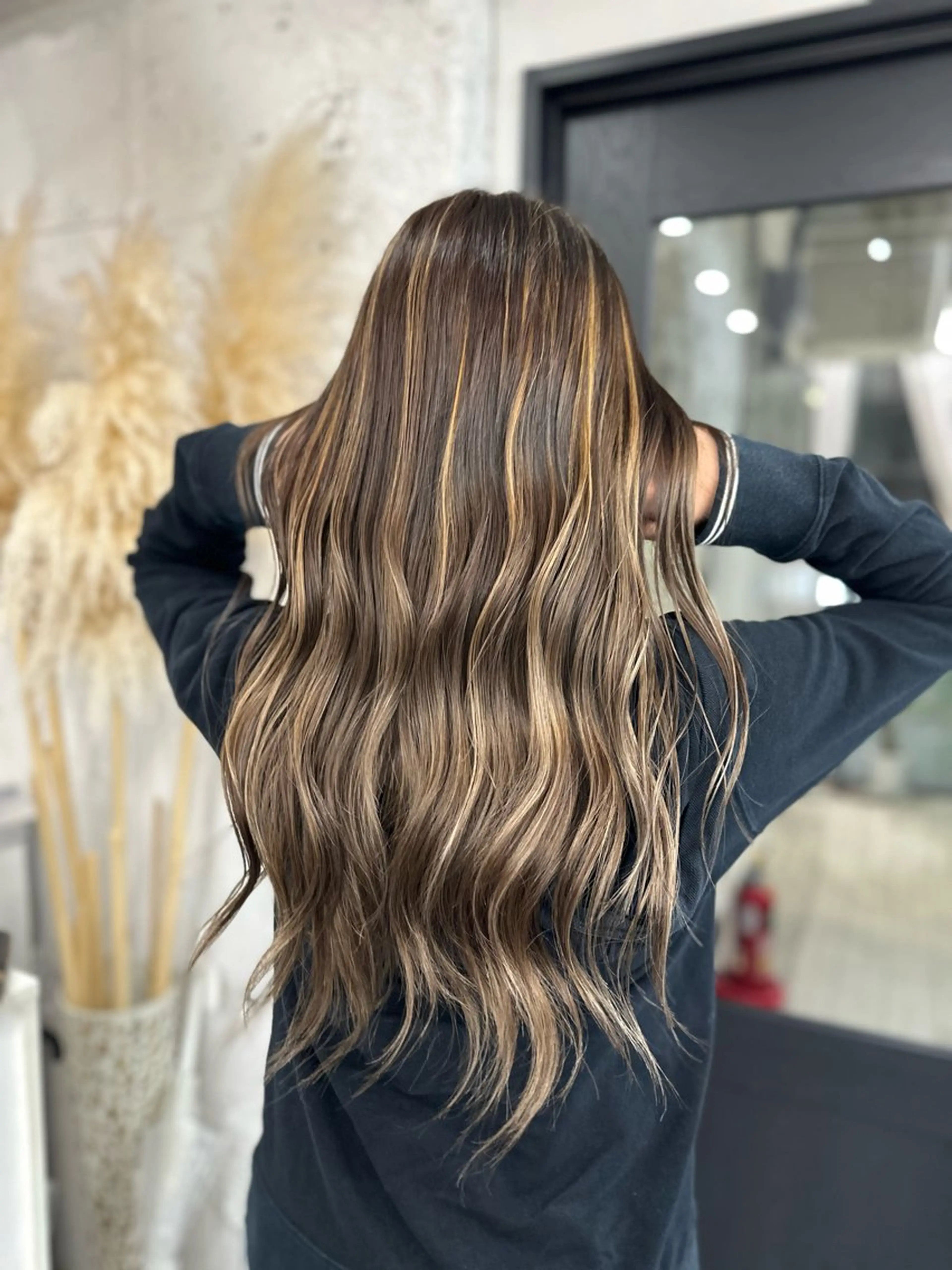 ロング カラー ヘアアレンジ カット ヘアカラー トリートメント 久米 治仁のヘアスタイル