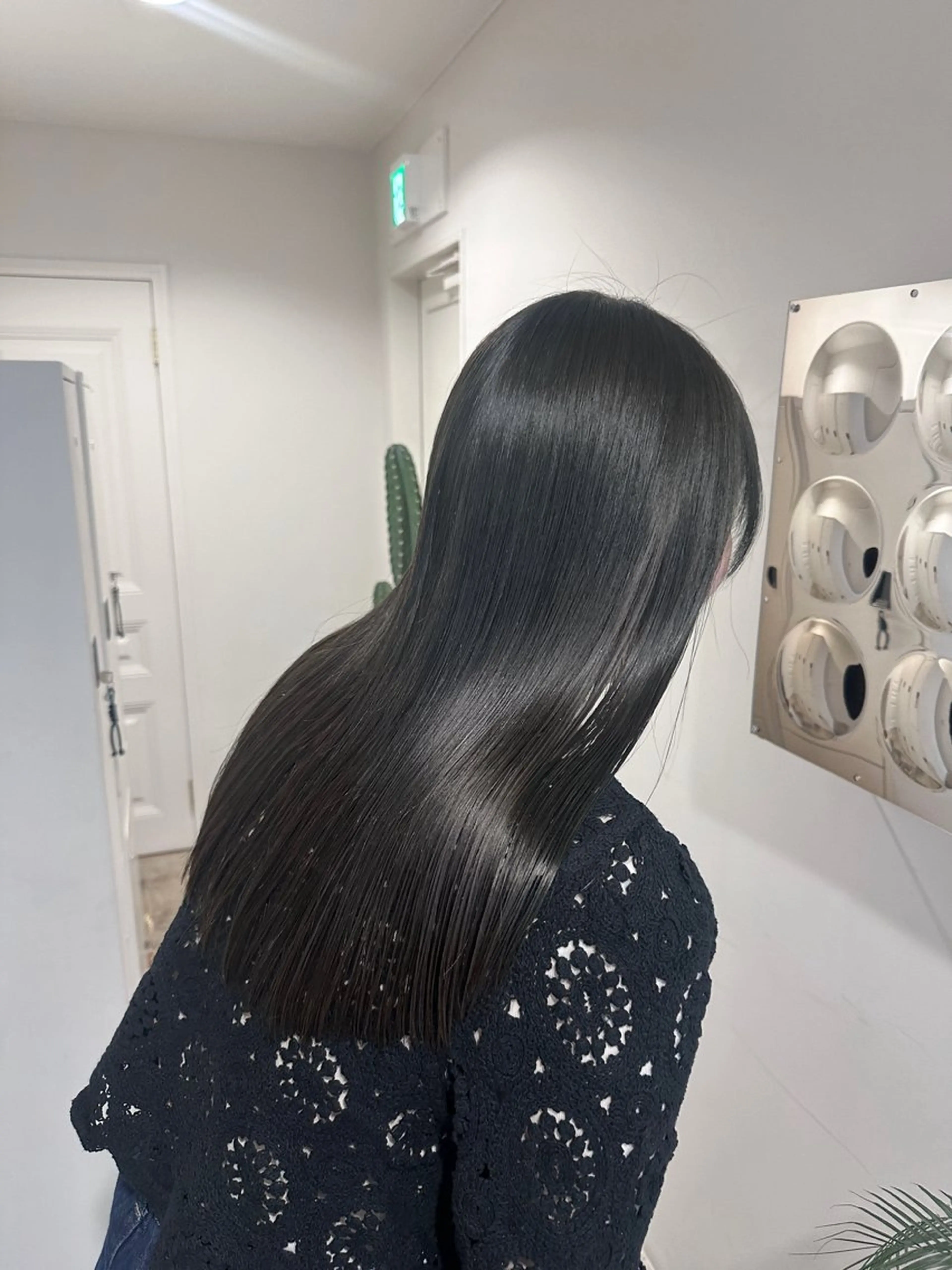 うねり、広がる方に髪質改善ストレート🌿の写真