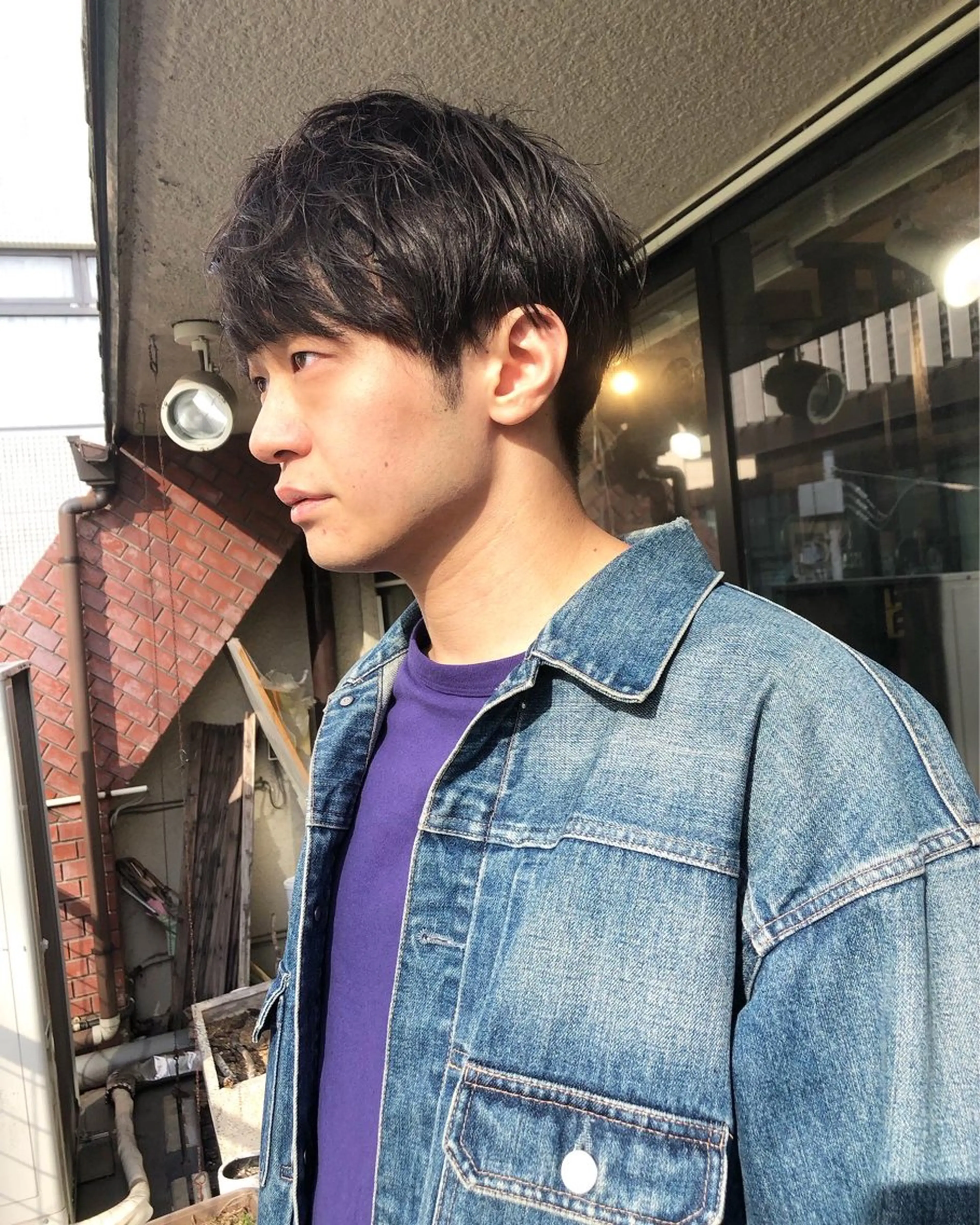ヘアアレンジ メンズ カット トリートメント ヘアセット 栗原 侑也のヘアスタイル