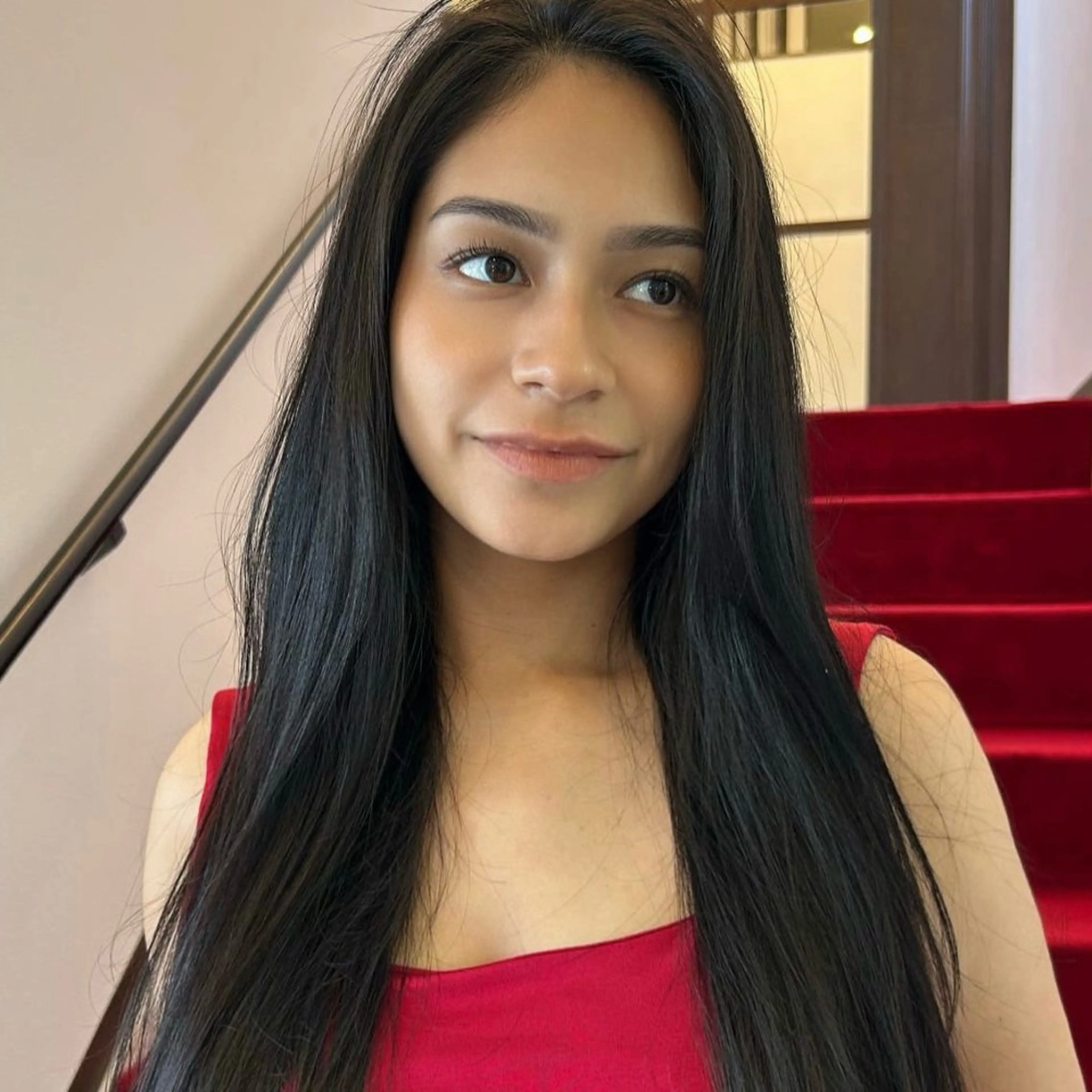 ロング カラー カット トリートメント 💙ルル💙 ハイトーン/レイヤーのヘアスタイル