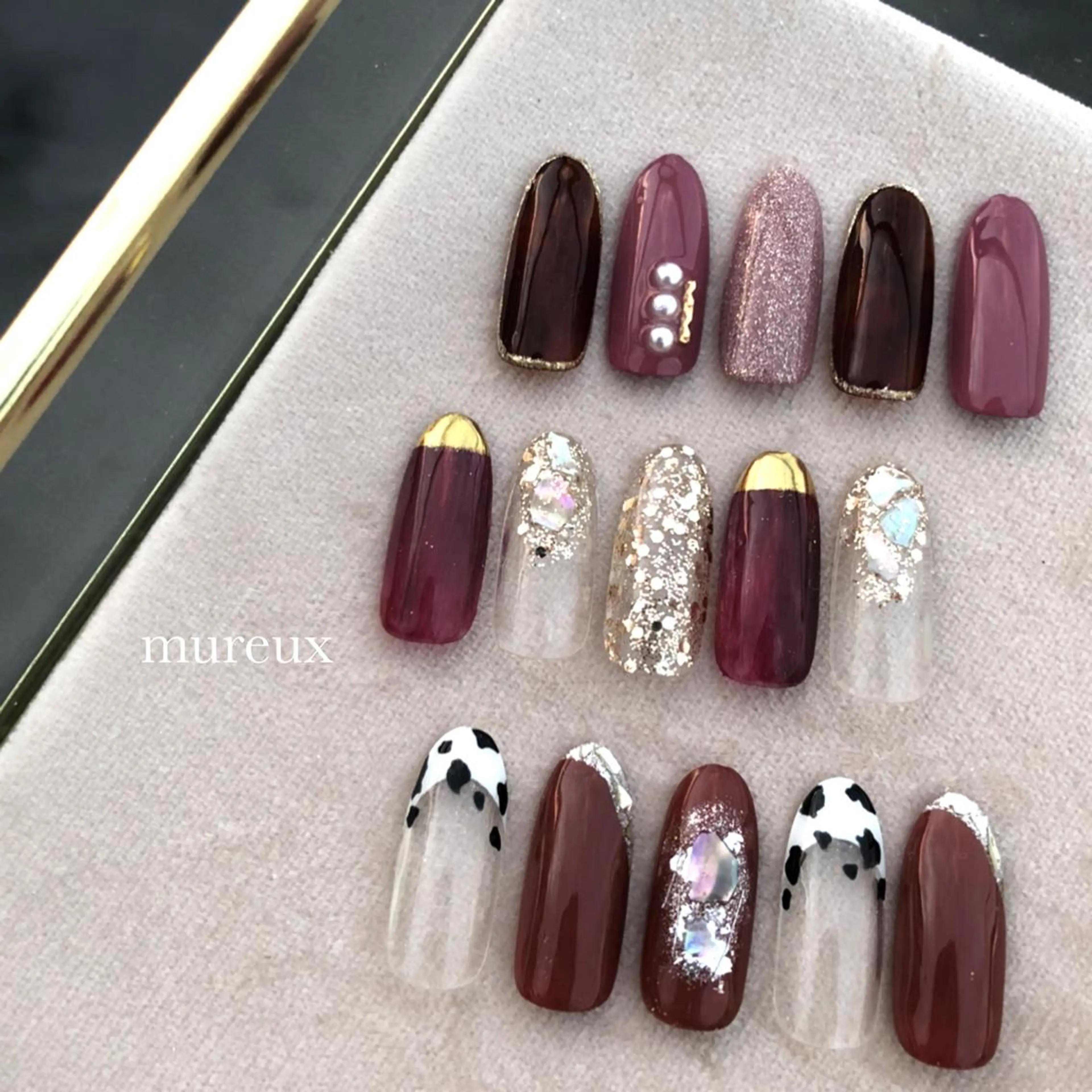 ネイル ハンドネイル mureux ∵ayakaのネイルデザイン