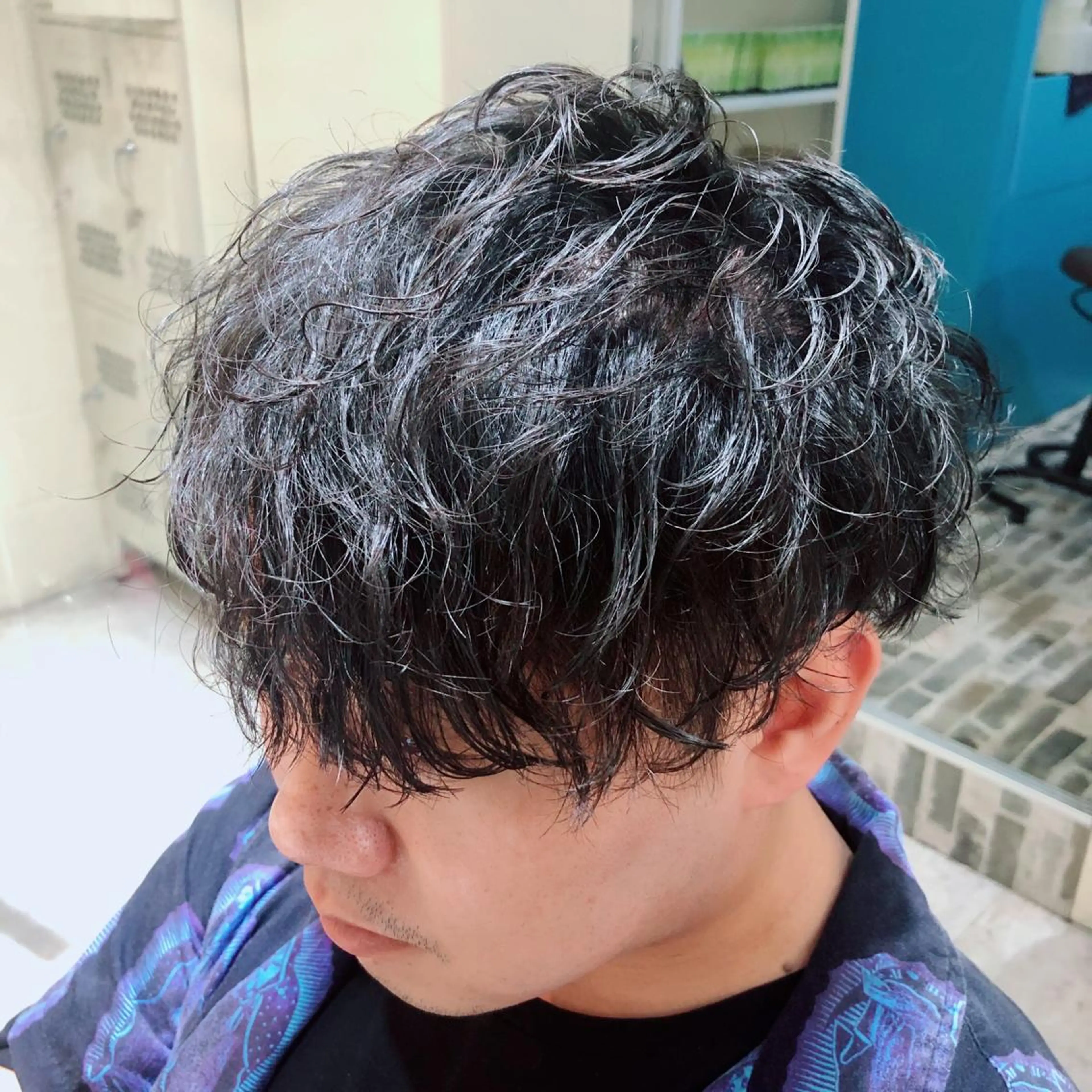 ショート パーマ PANOL 秀島のヘアスタイル