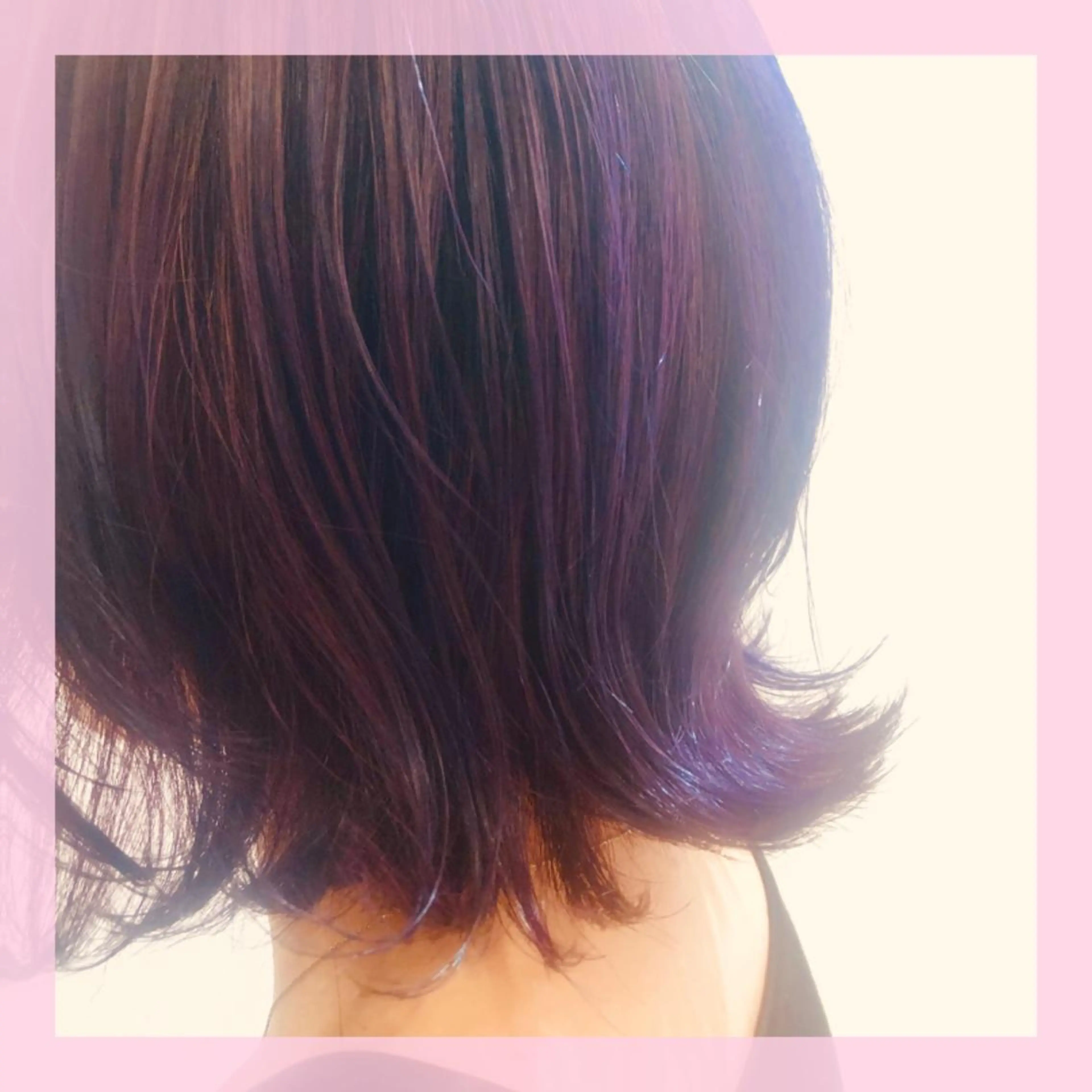 ショート カラー バイオレットカラー カット ヘアカラー plum.所属・🍒前川 🍒のヘアスタイル