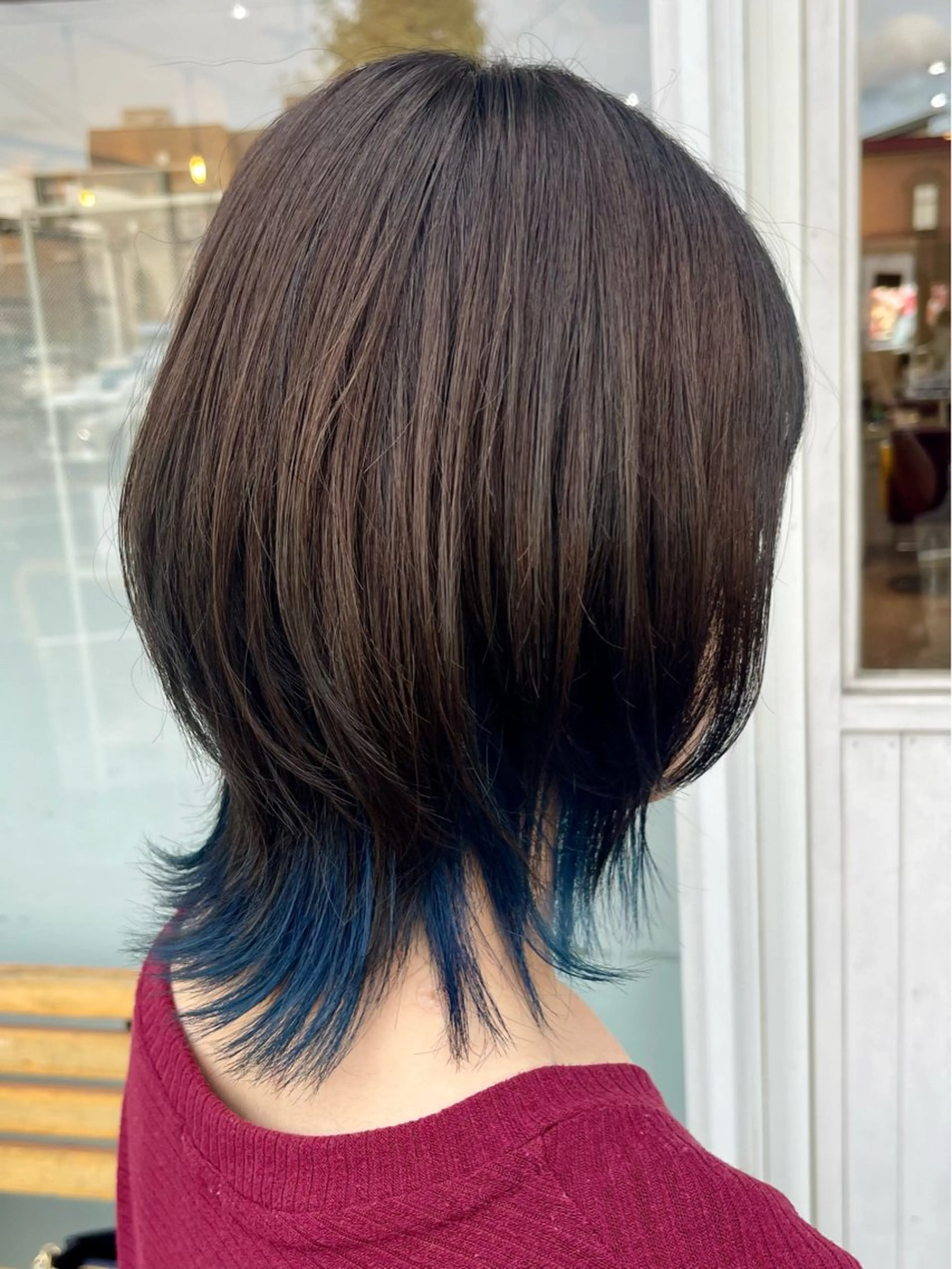 ミディアム カット ヘアカラー 🍭透明感カラー 志賀拓海🍬🌈のヘアスタイル