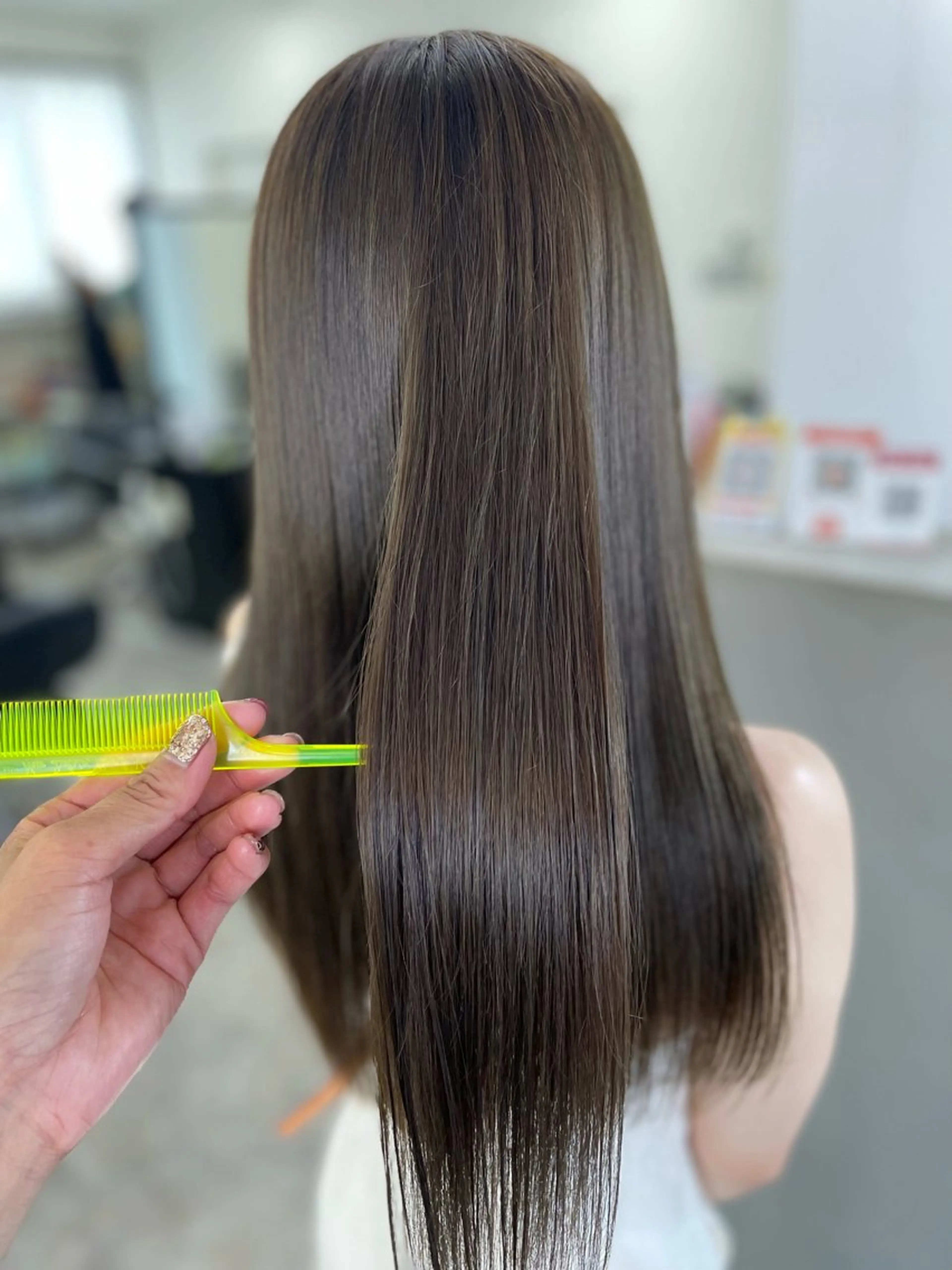 ロング カラー オリーブカラー LOBY浦添店所属・LOBY浦添店 NABEのその他イメージ