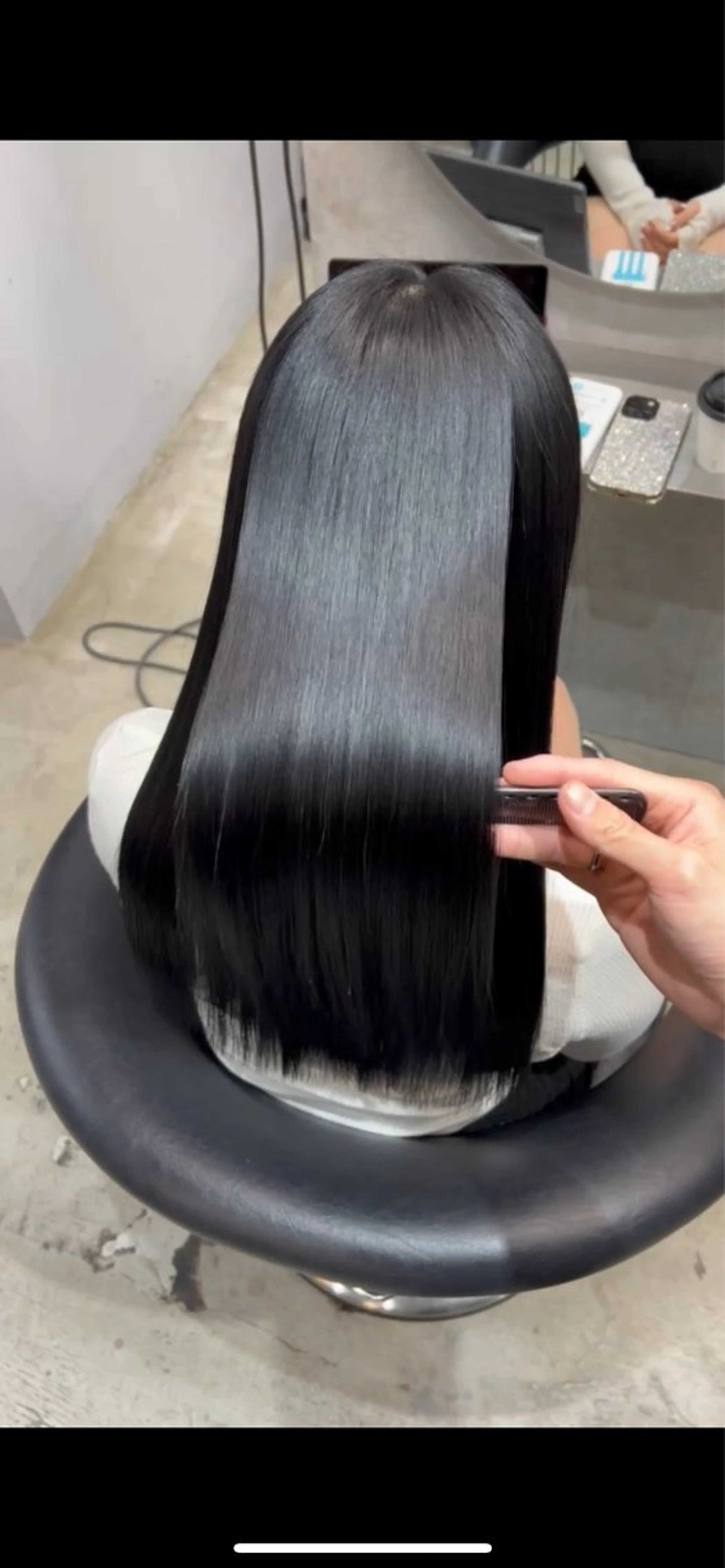ロング カラー カット ヘアカラー トリートメント etora 渋谷所属・itaru/網紅ヘア 🇨🇳ケラチンTRのヘアスタイル