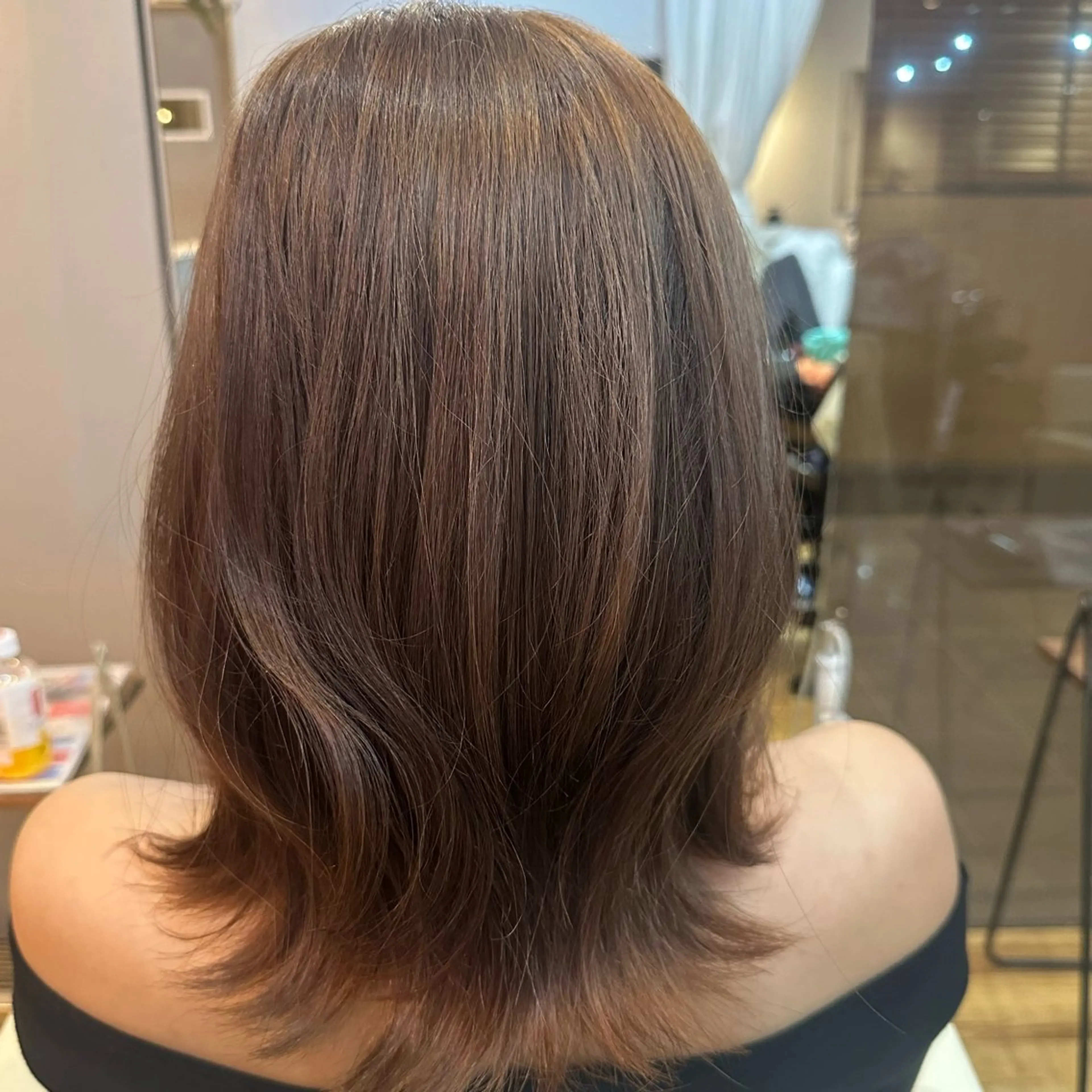 カラー ブリーチ ブラウンカラー ヘアカラー 大原 正寛のヘアスタイル