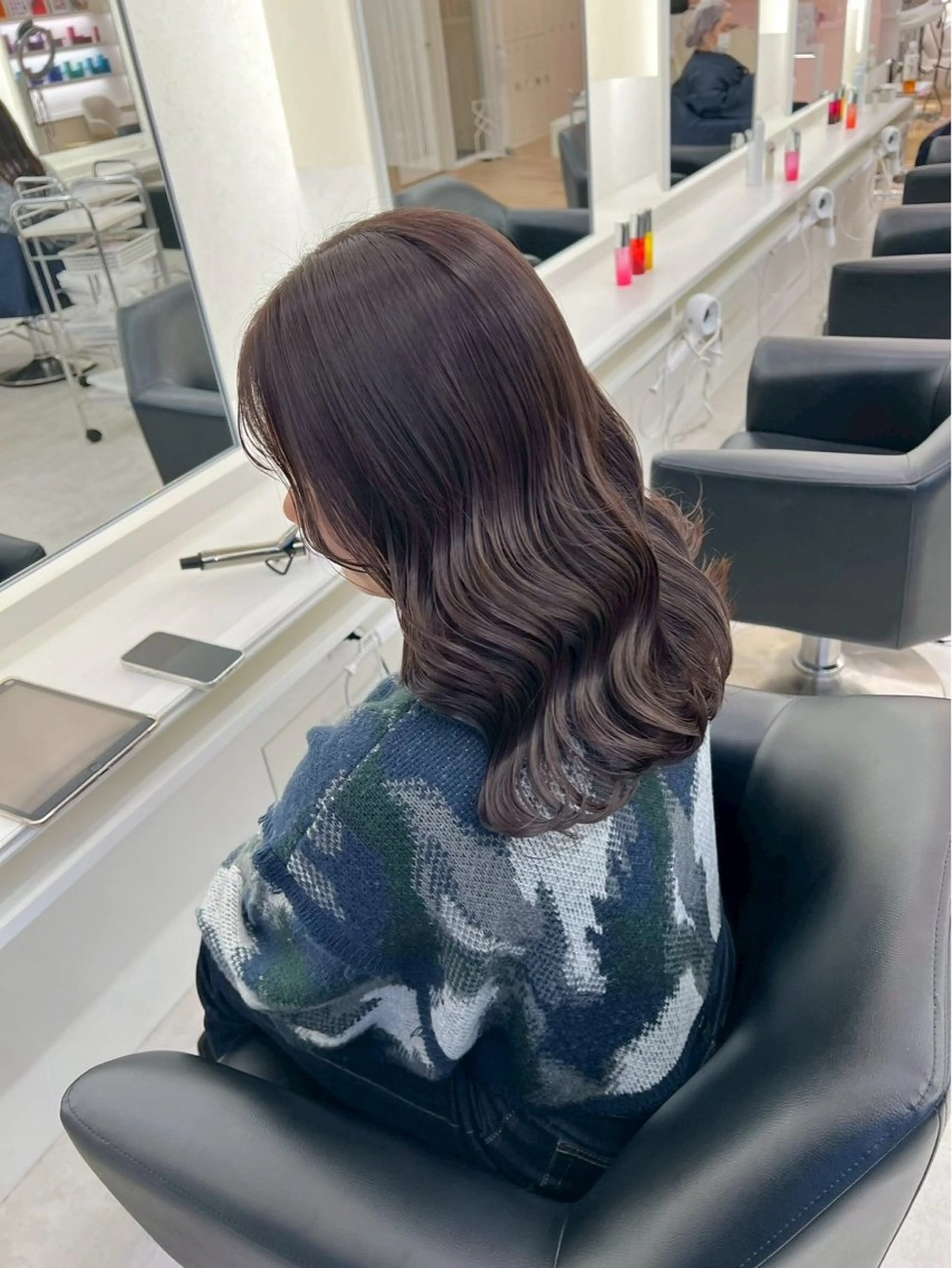 ミディアム カラー カット ヘアカラー ParveMix🎀 稲垣詞葉のヘアスタイル