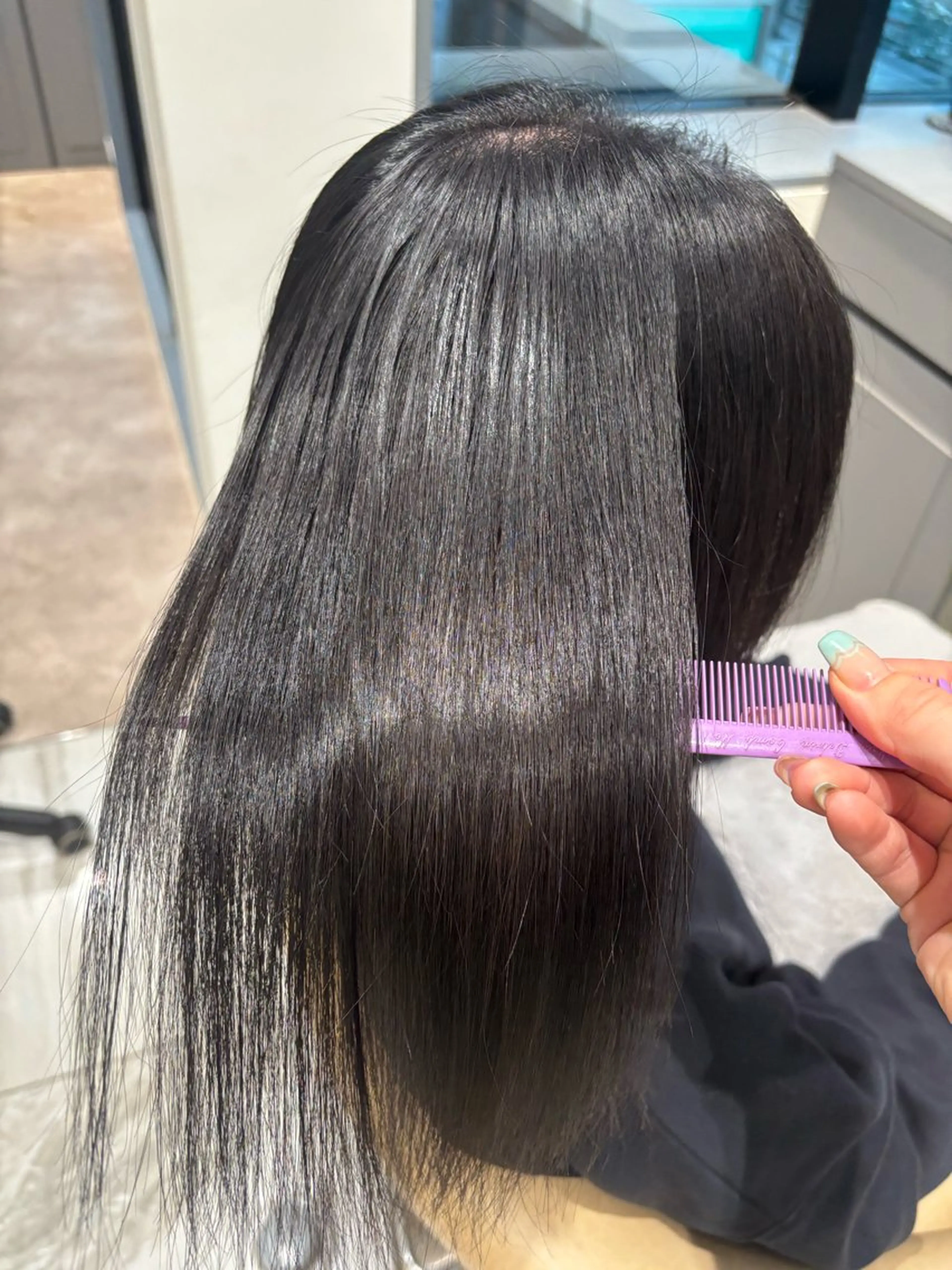 ミディアム カラー ブリーチ ヘアカラー AYARI☆縮毛矯正 艶髪/透明感カラーのヘアスタイル