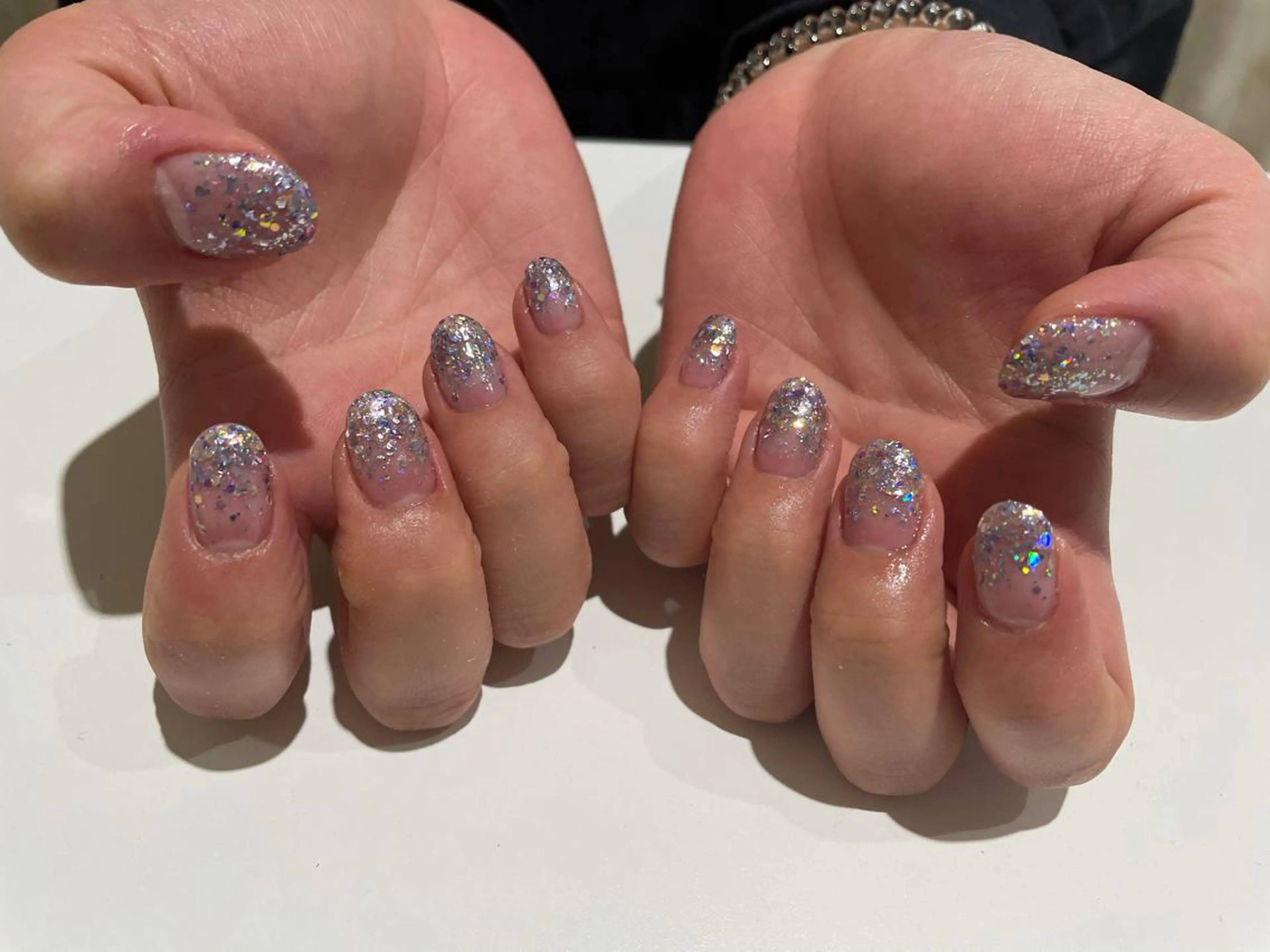 ネイル グラデーション ラメ(グリッター) ラメグラデーション Lista  飯塚店所属・ヤマネ リサコのネイルデザイン