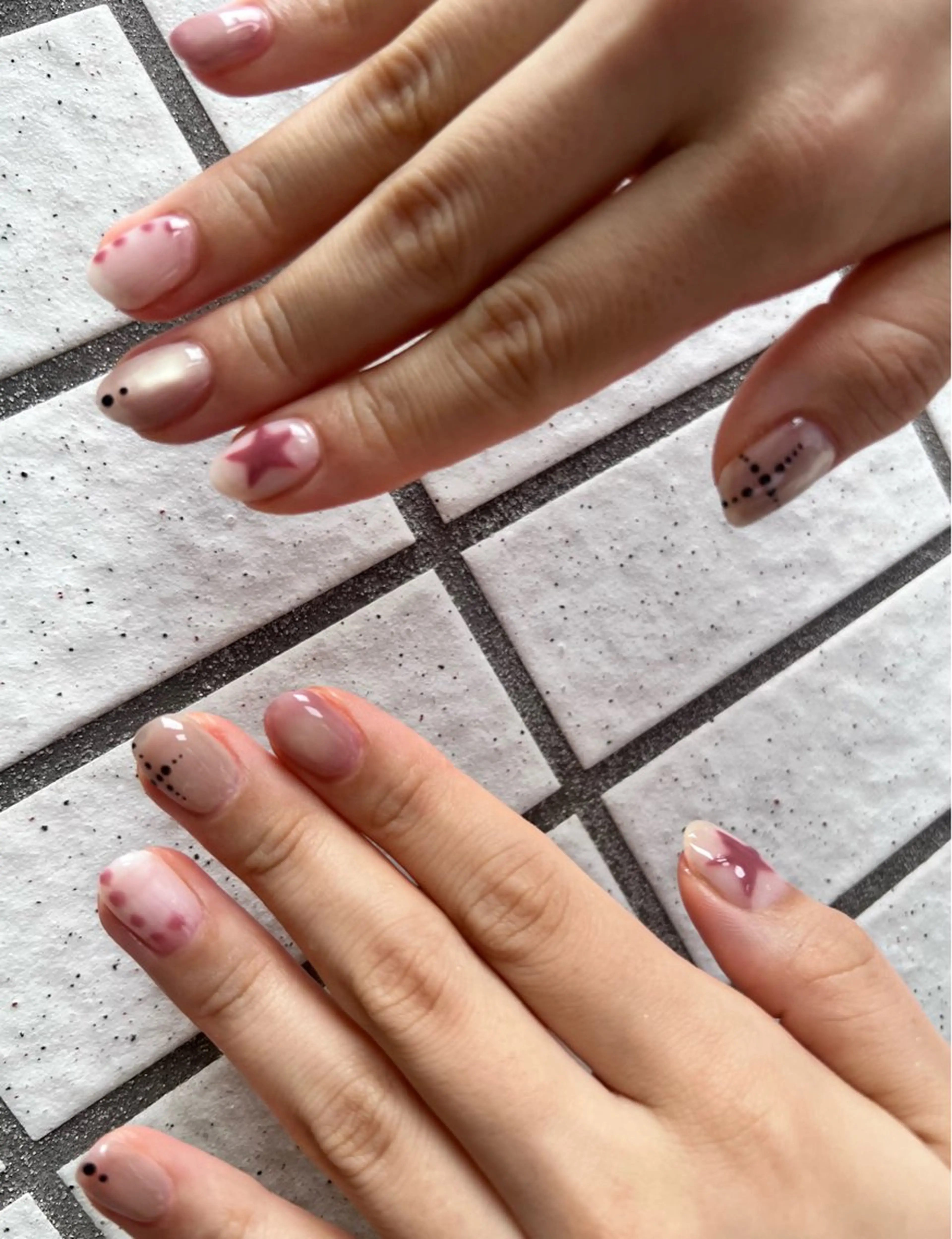 ネイル 金 柚嬉のネイルデザイン