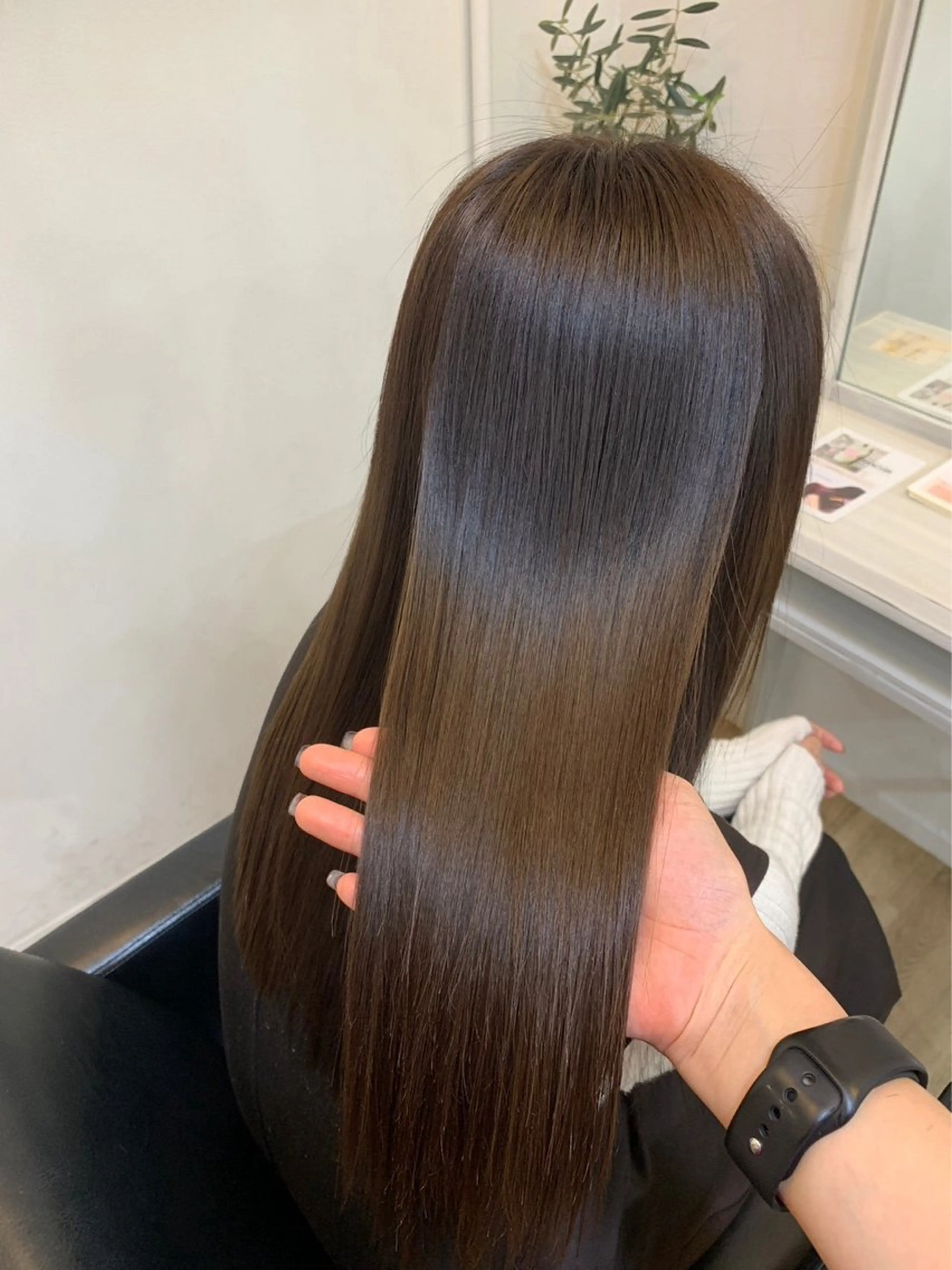 ロング 北新地/縮毛矯正 /あやなのヘアスタイル