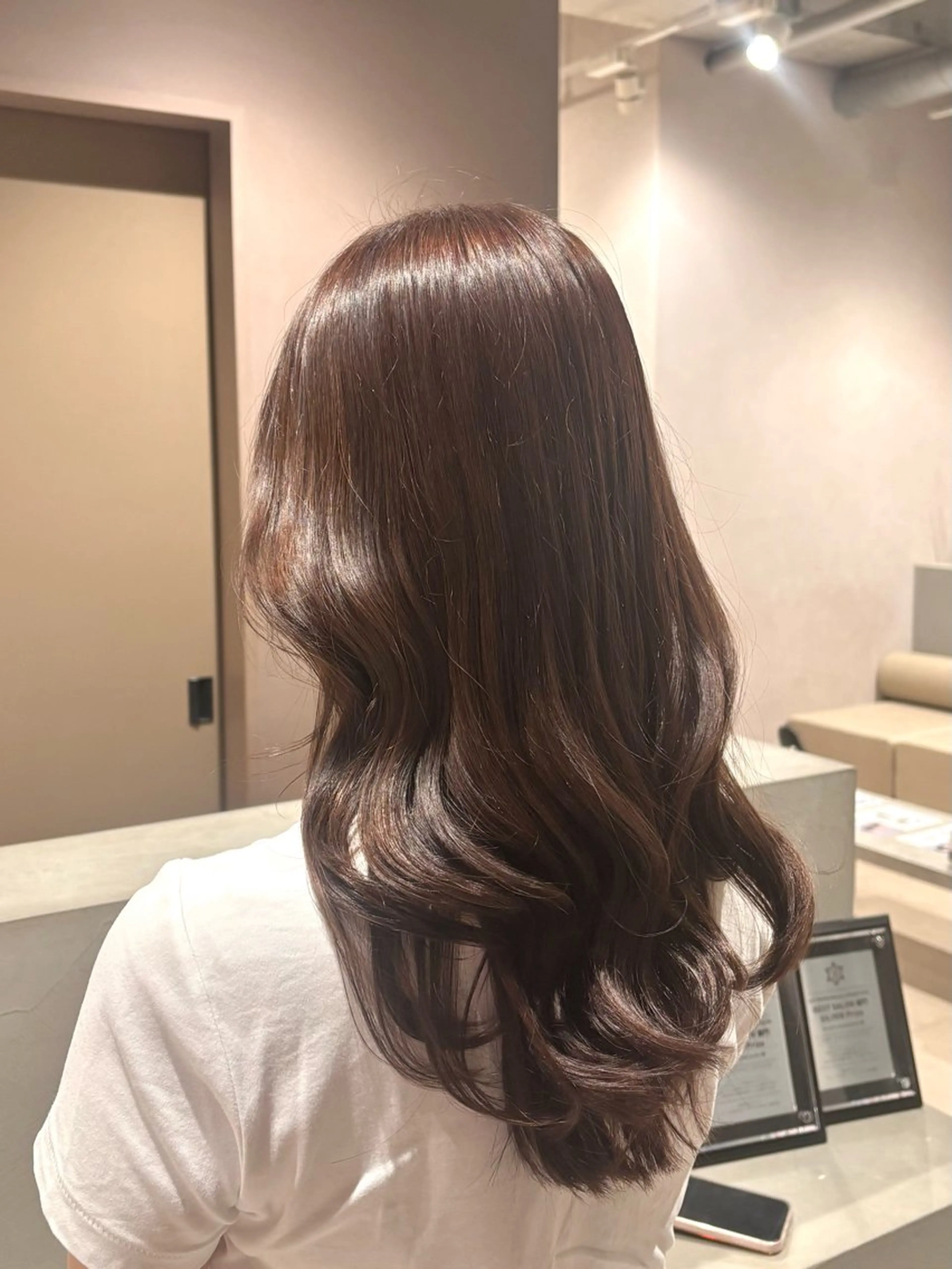 ミディアム ヘアカラー トリートメント Unami 表参道Mayukiのヘアスタイル