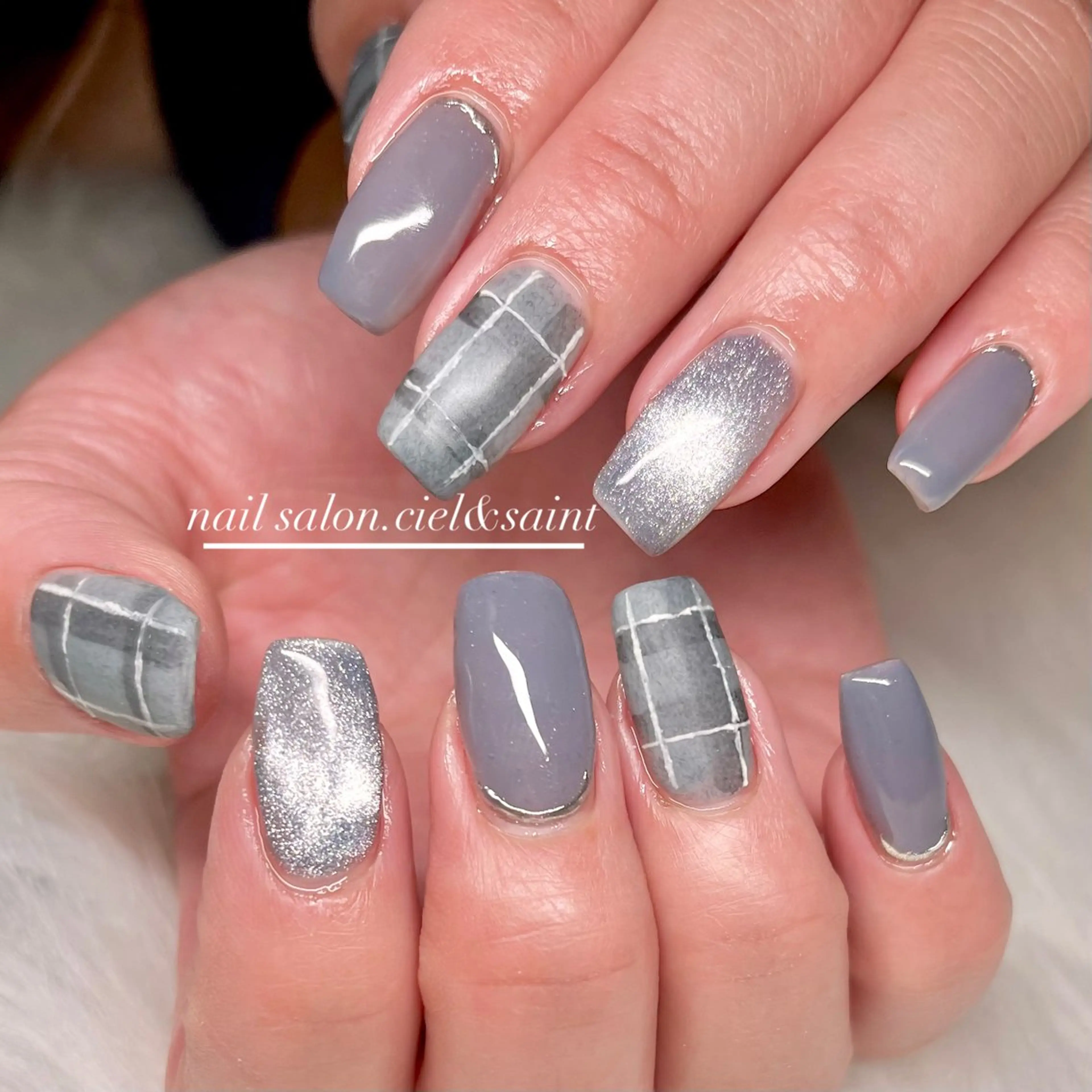 ネイル ハンドネイル nail salon ciel&saintのネイルデザイン