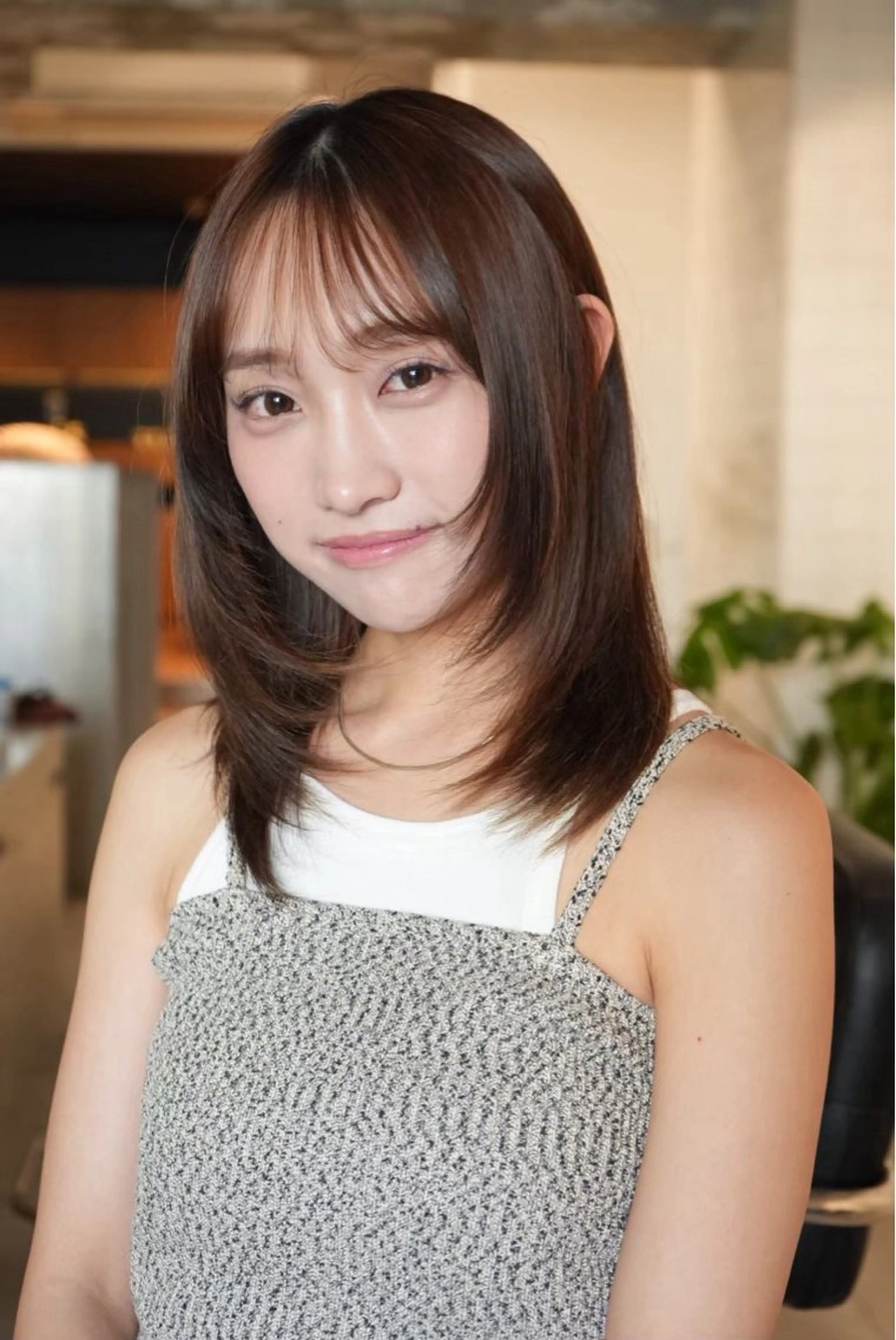 ミディアム カットモデル/ 名古屋/Ayakaのヘアスタイル