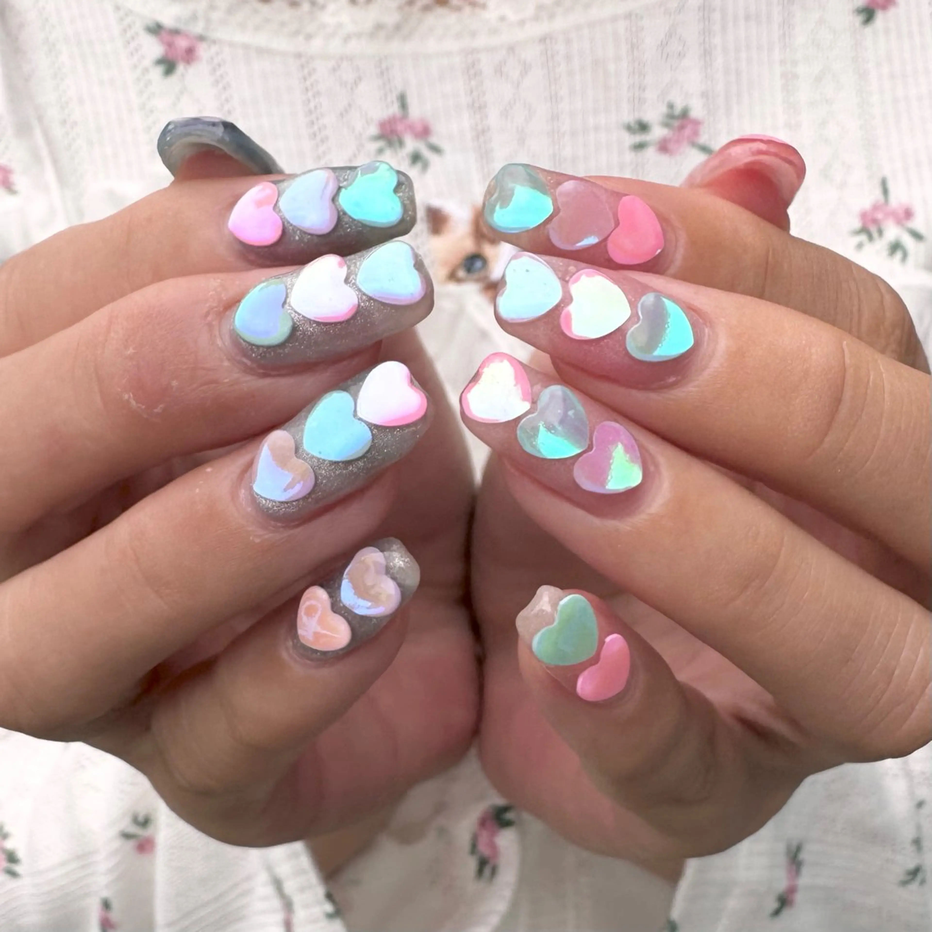 ネイル 持ち込み ハンドネイル RIEKO🍒 ワンホン♡推しネイルのネイルデザイン