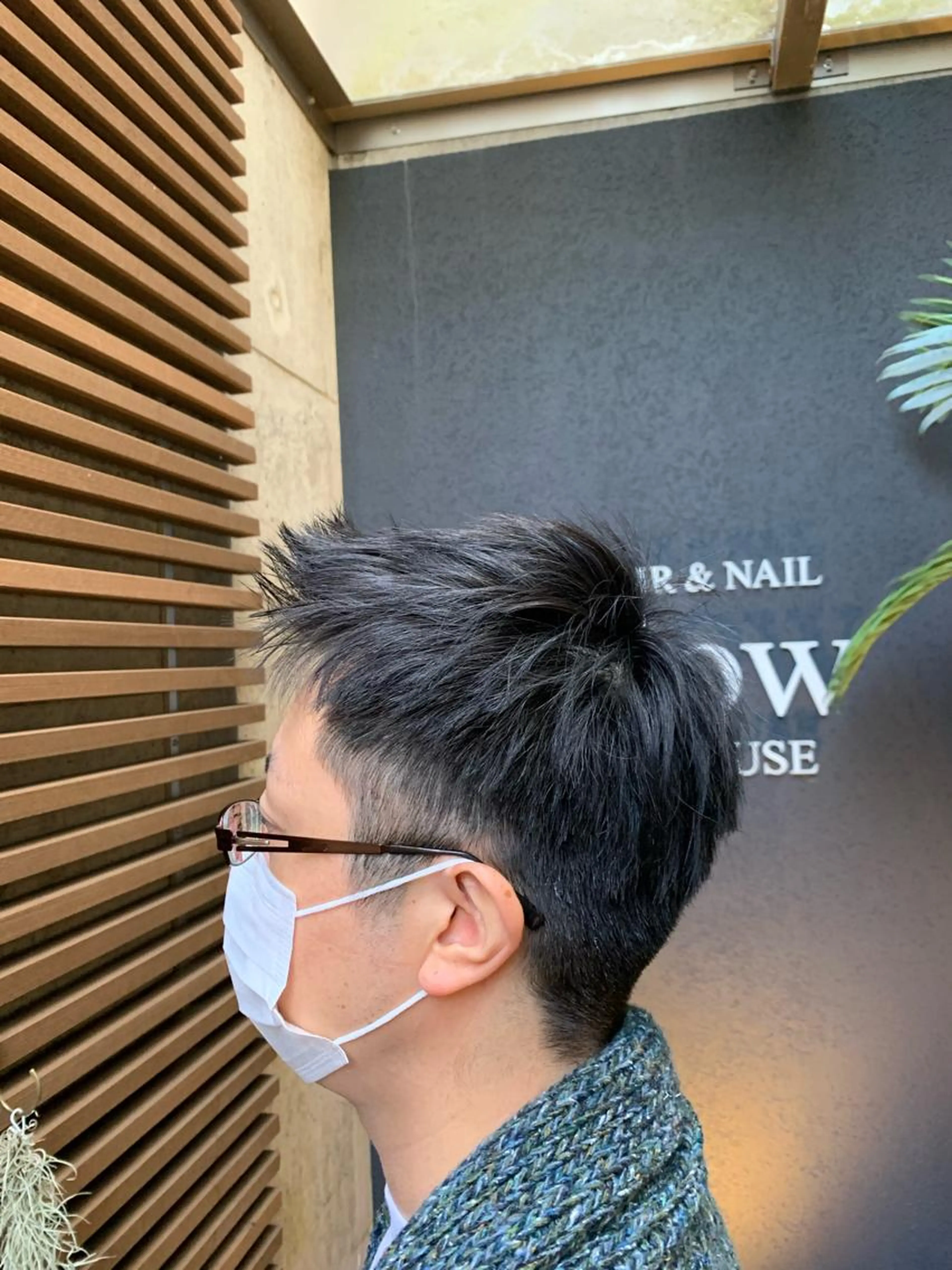 メンズ+カラー+眉カット👏✨の写真