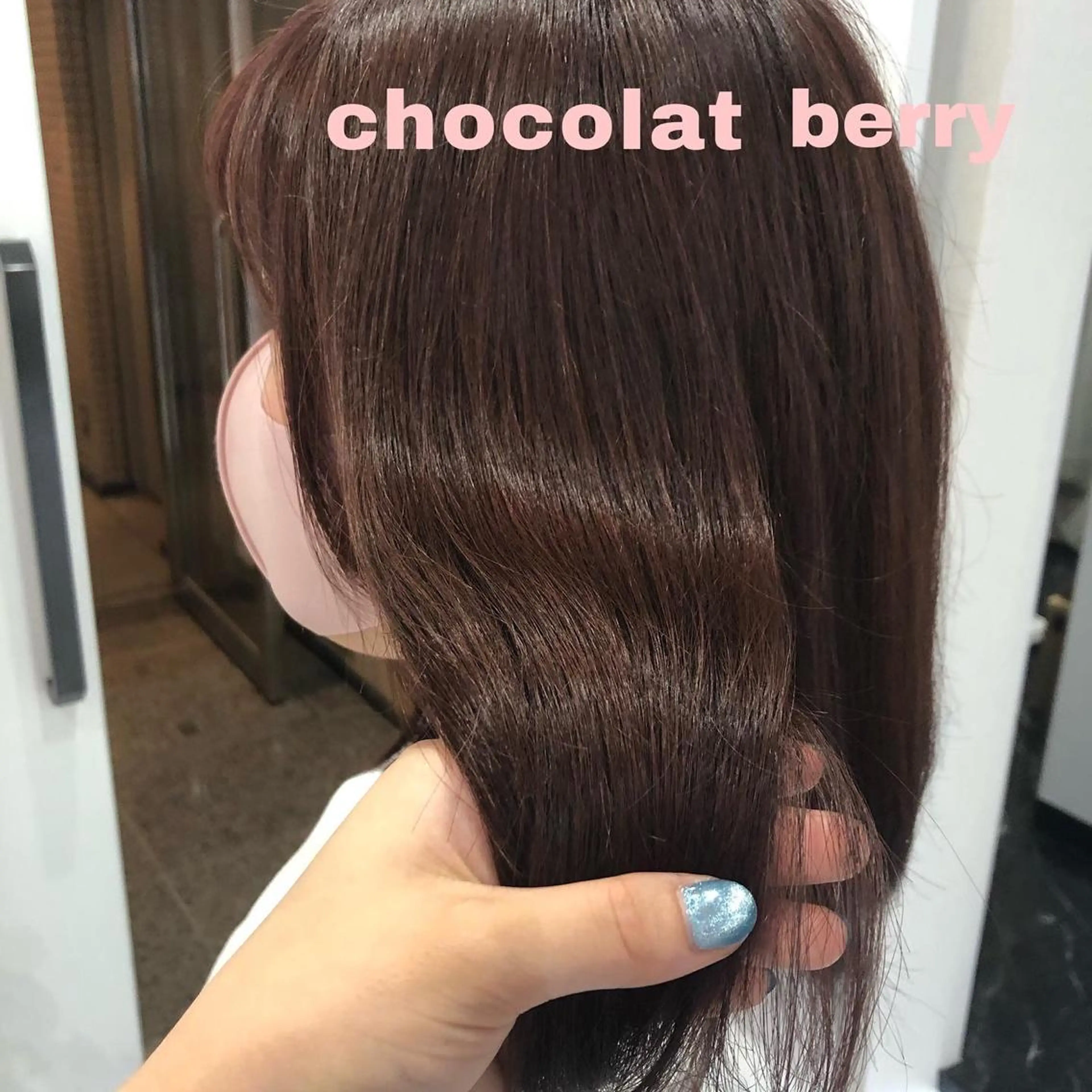 ミディアム カラー ブラウンカラー ピンクカラー 今村 南穂のヘアスタイル
