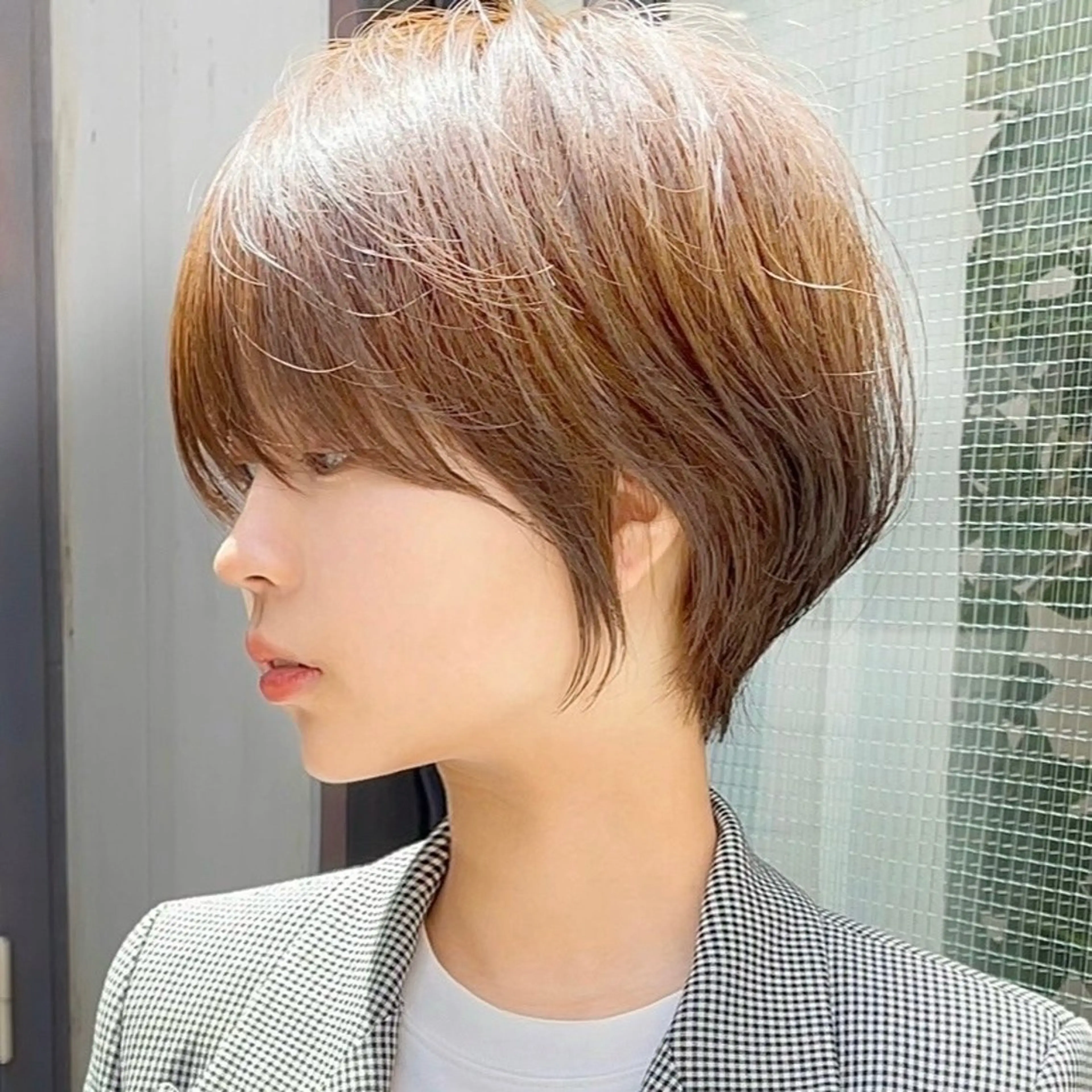 ショート 白石晃樹/縮毛矯正/ 髪質改善/ストレートのヘアスタイル