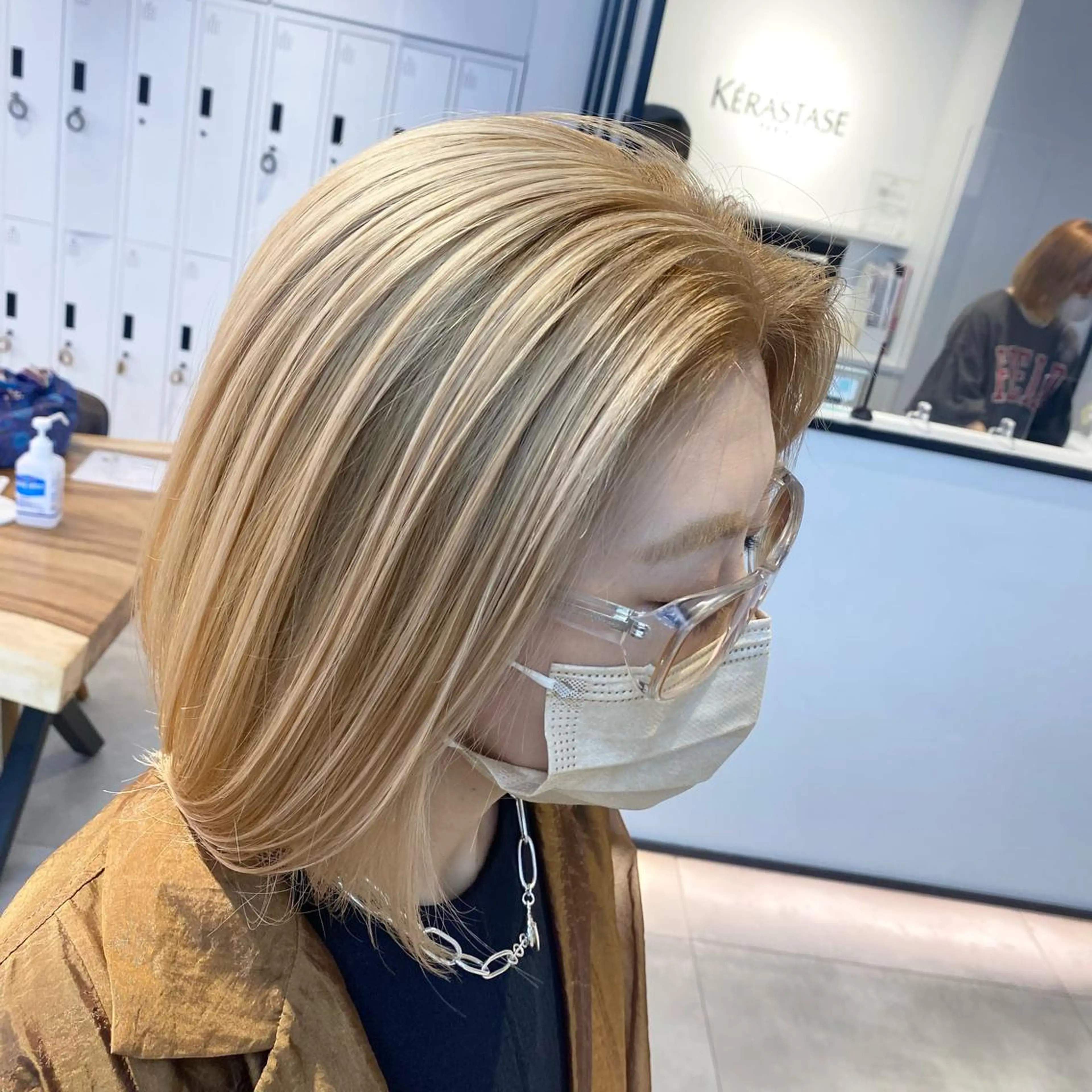 カラー 酸性ストレート・ メンズ 三原 楊子のヘアスタイル